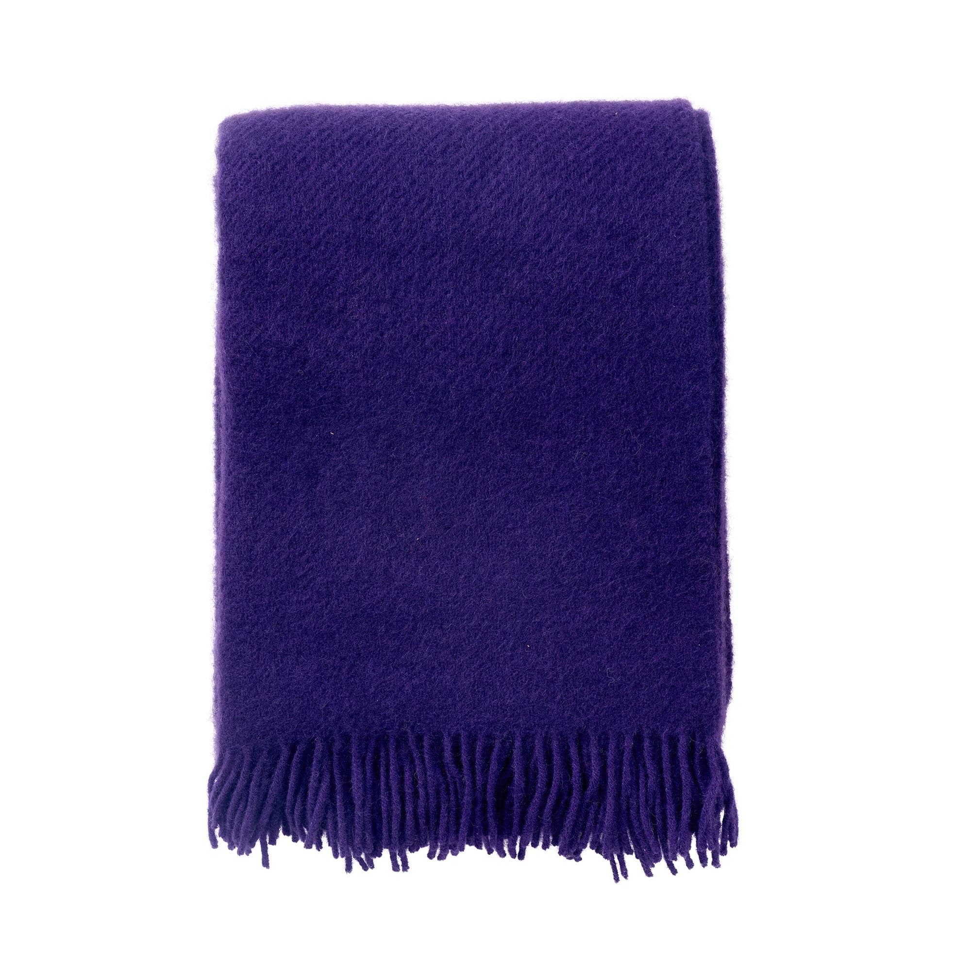 Gotland pläd 130 × 200 cm i färgen Plum
