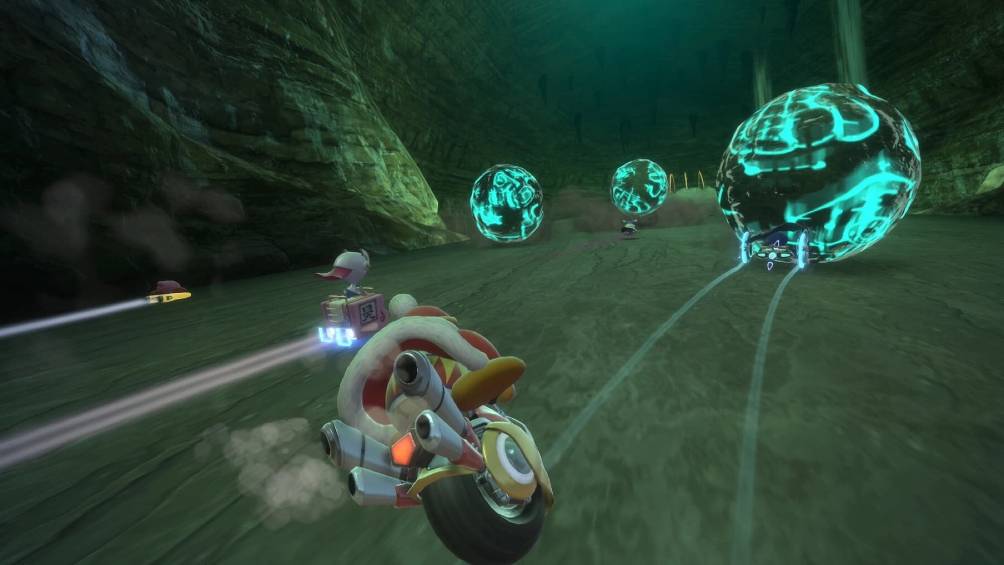 Skärmbild från Kirby Air Riders
