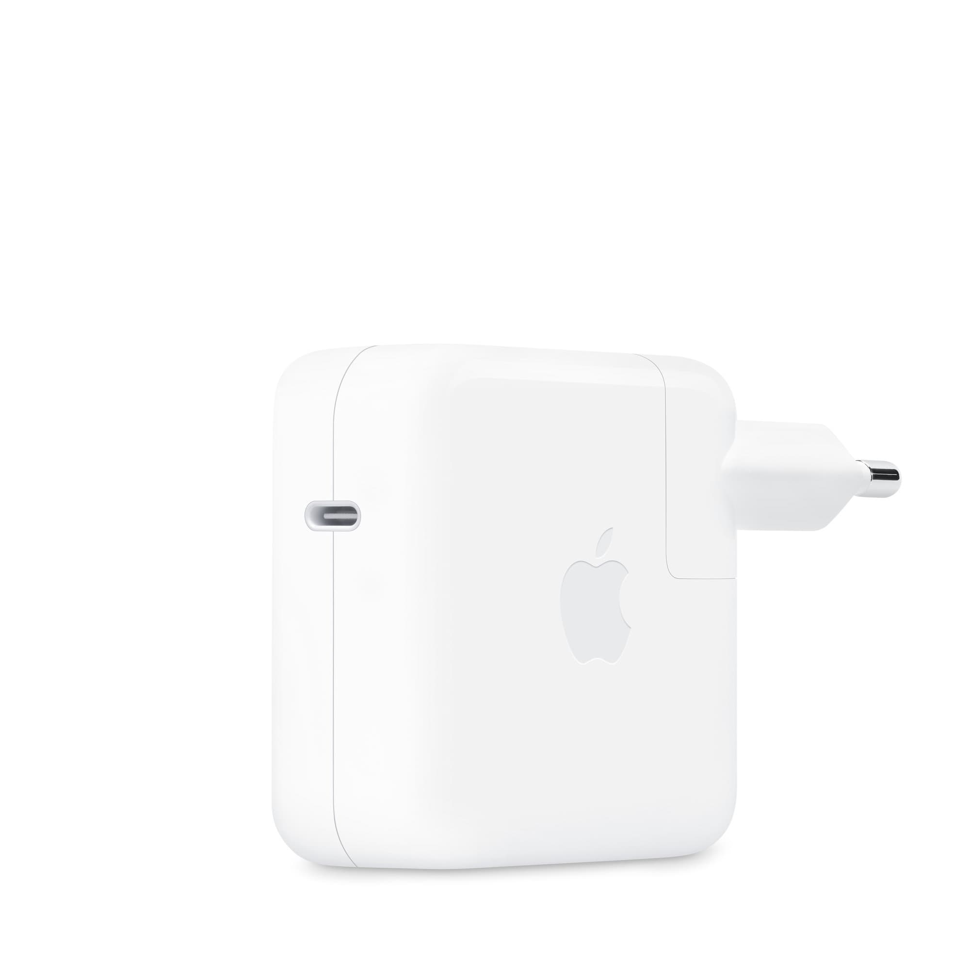 70 W-adaptern från sidan med usb-c-porten