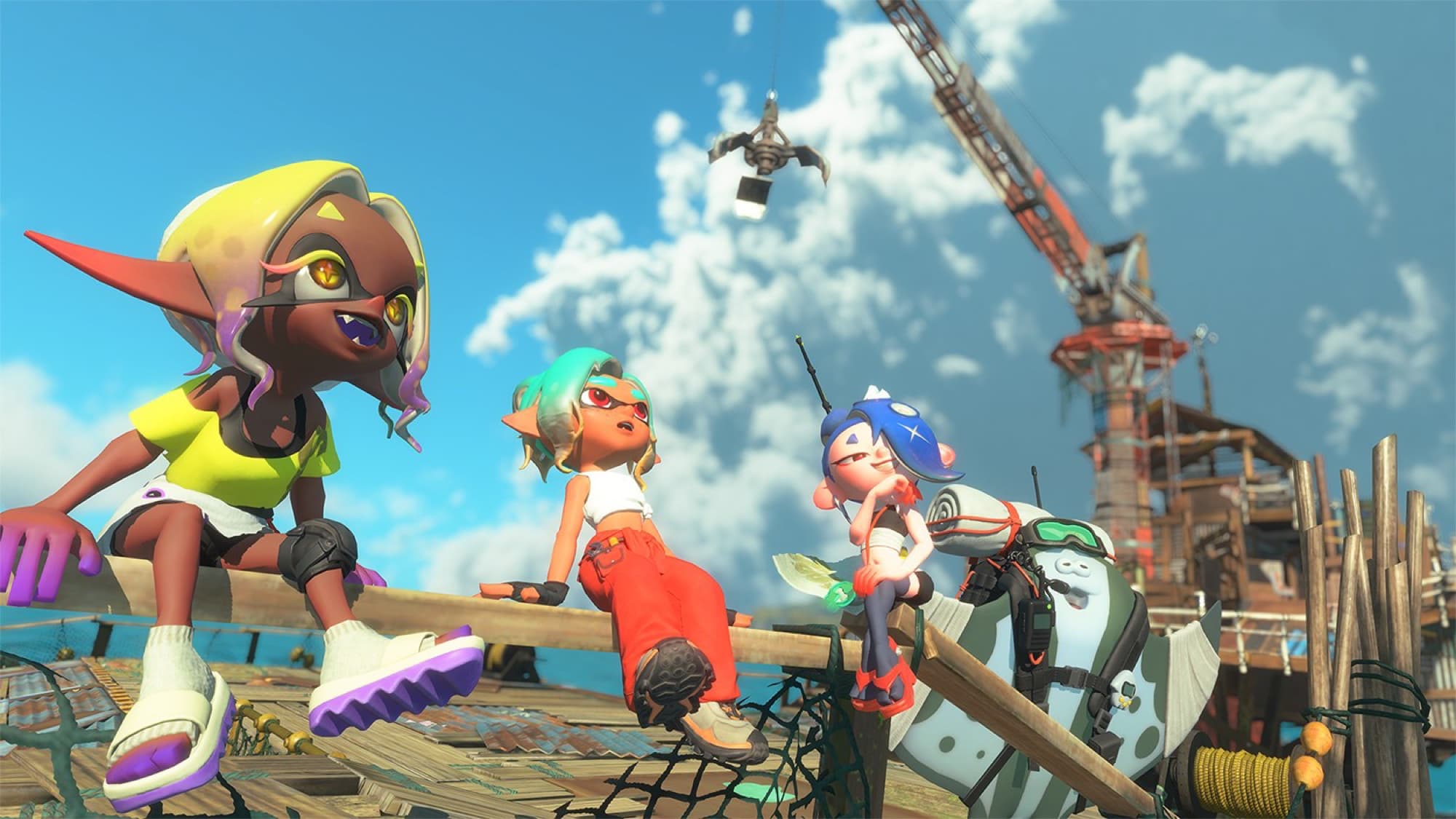 Skärmbild från Splatoon Raiders