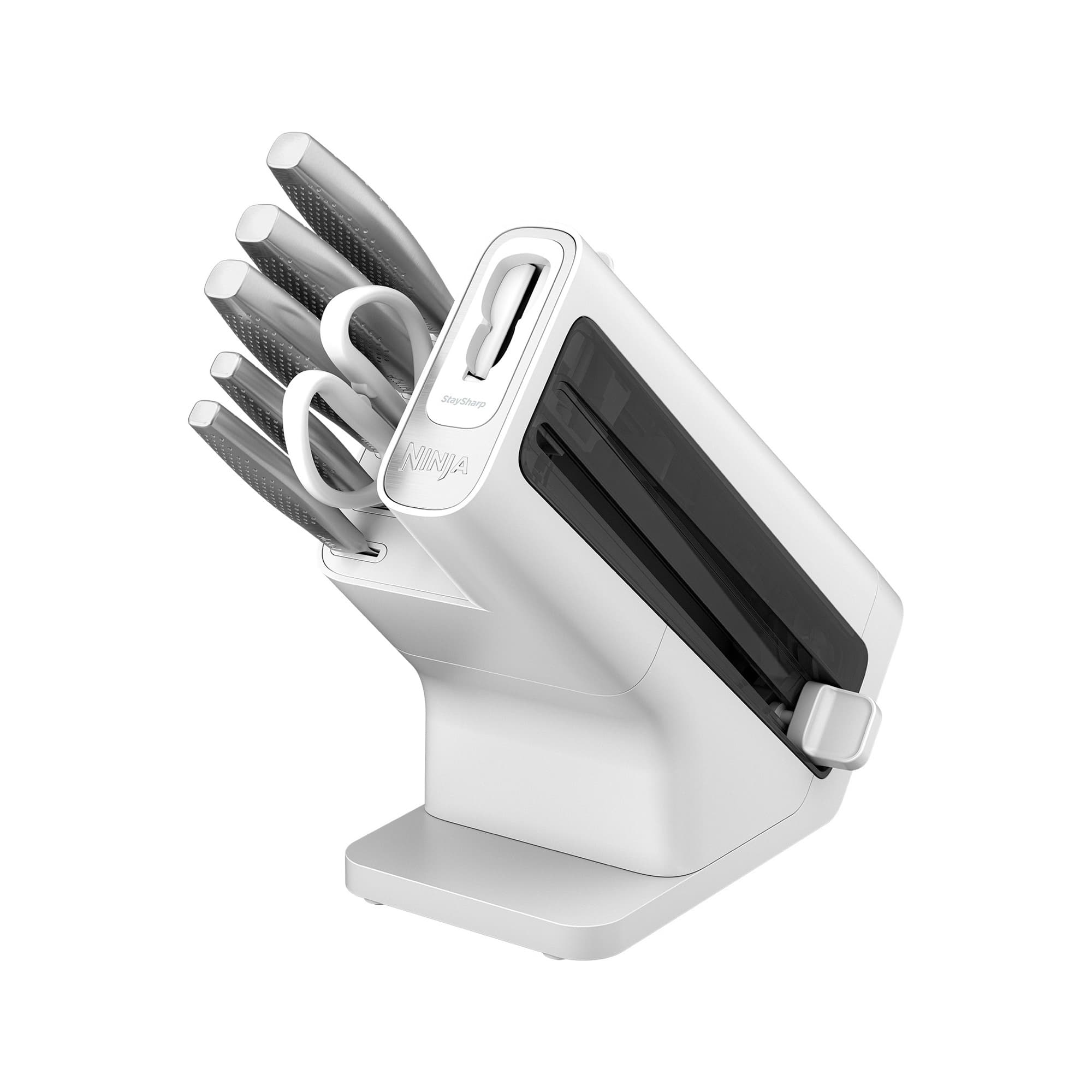 Ninja StaySharp knivblock i vitt