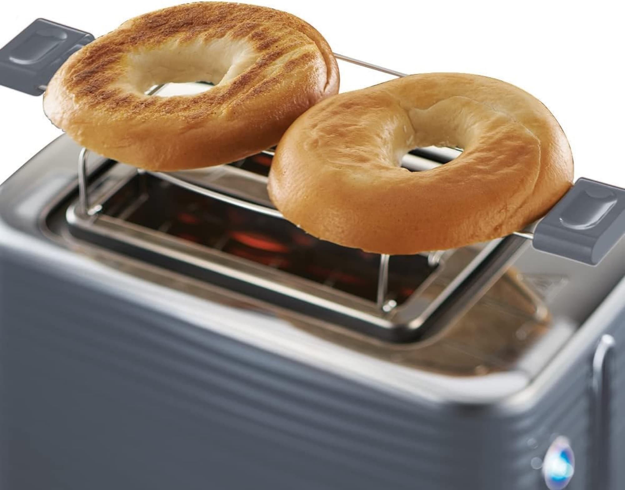 Bagels på uppvärmningsgallret