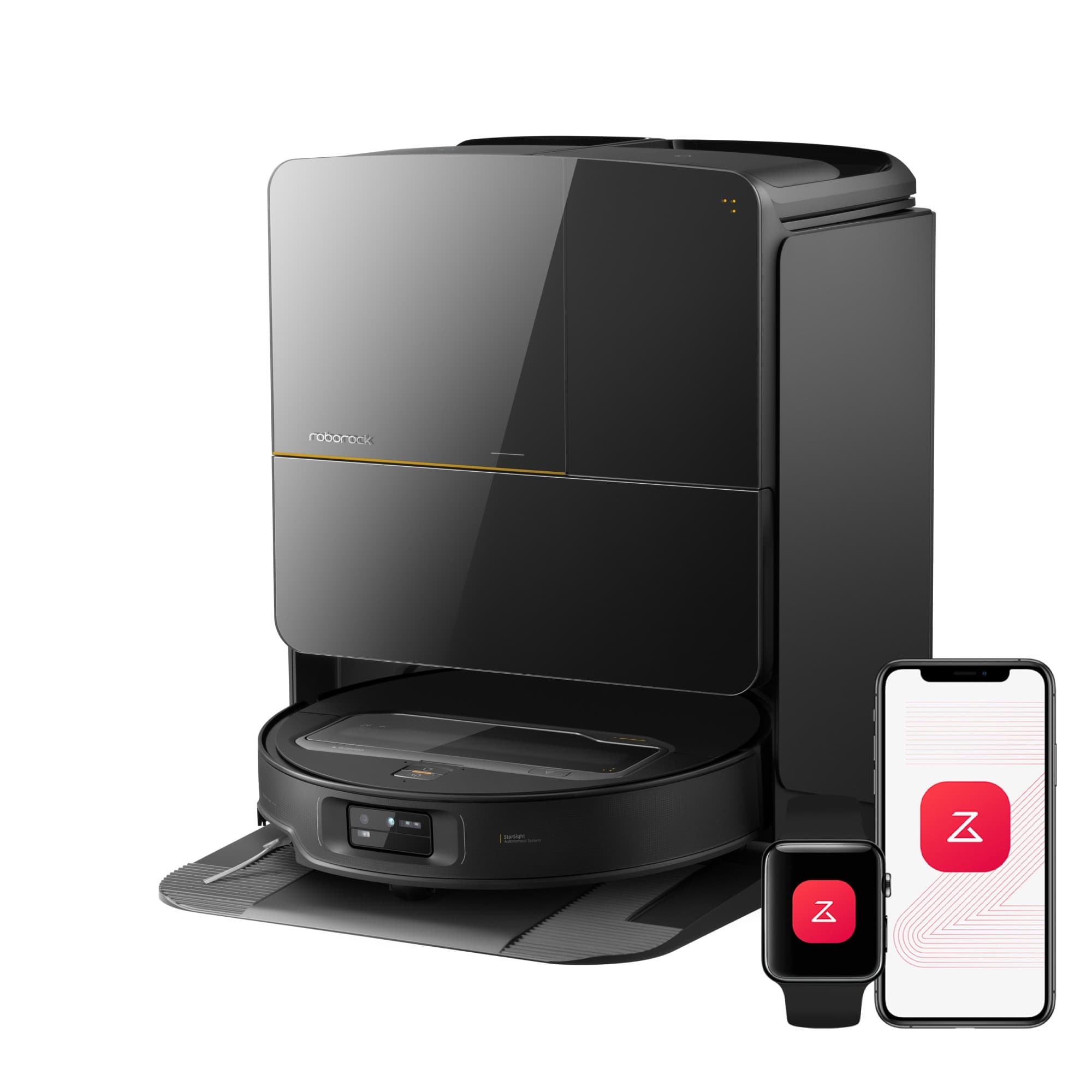 Roborock Saros Z70 i svart med station