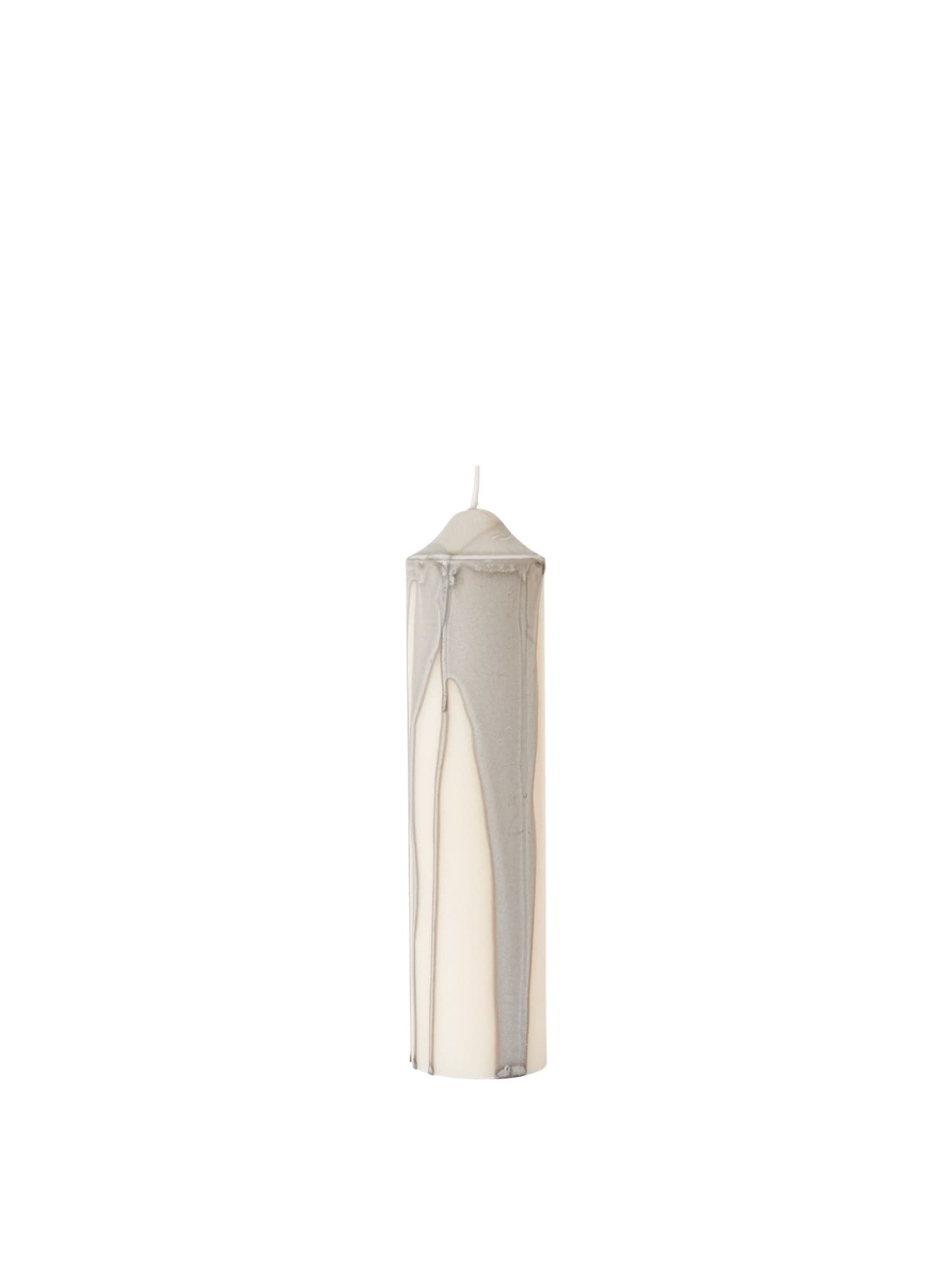 Ferm Living Dryp blockljus – H 20 cm, Warm Grey