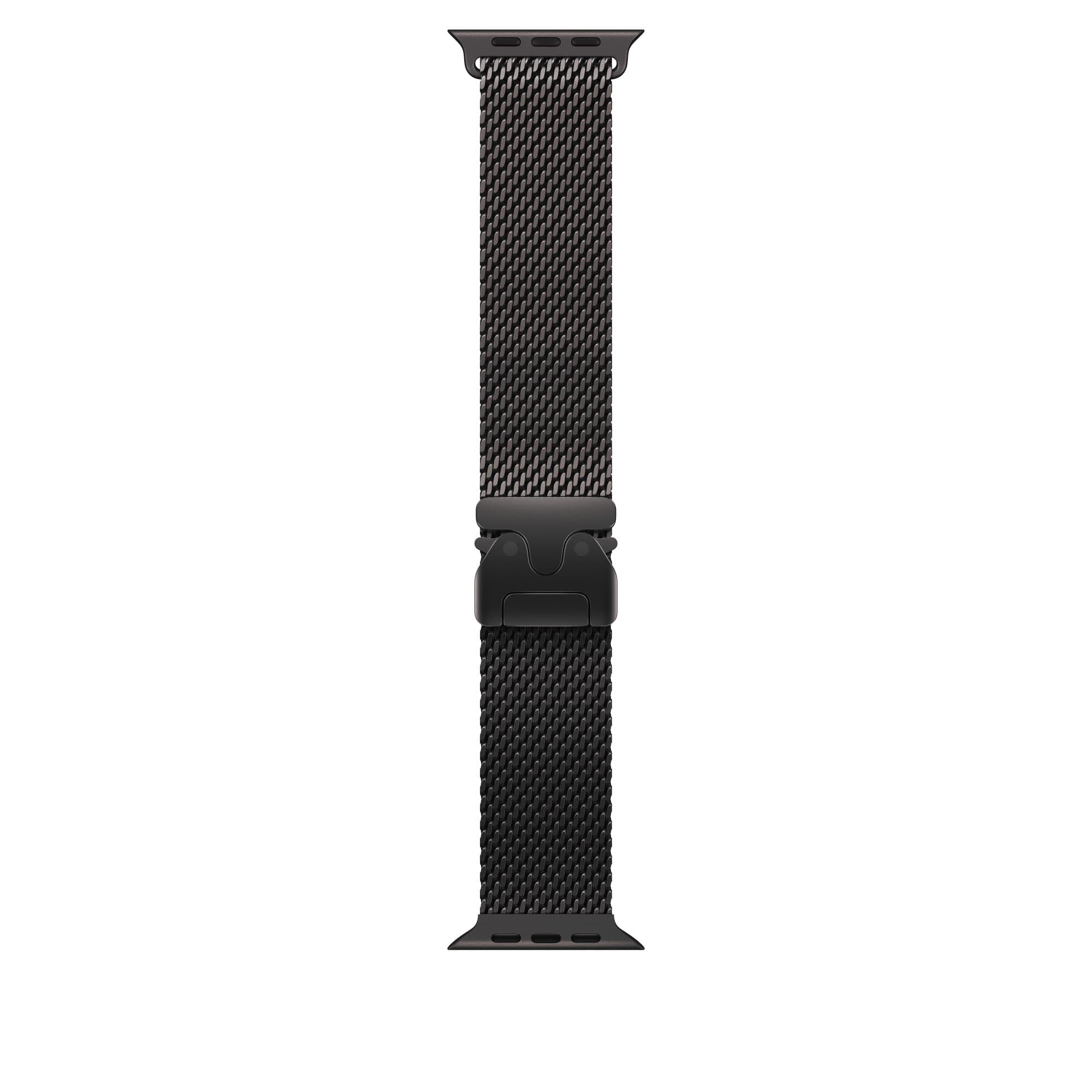 Milanesisk loop i titan till Apple Watch i svart