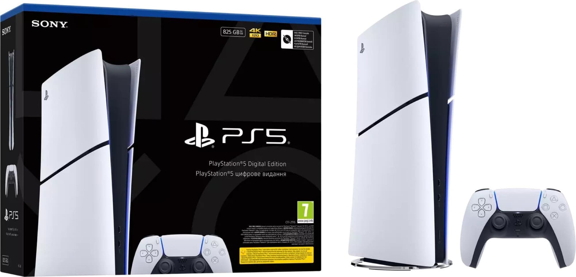 Förpackning PS5 Slim Digital Edition