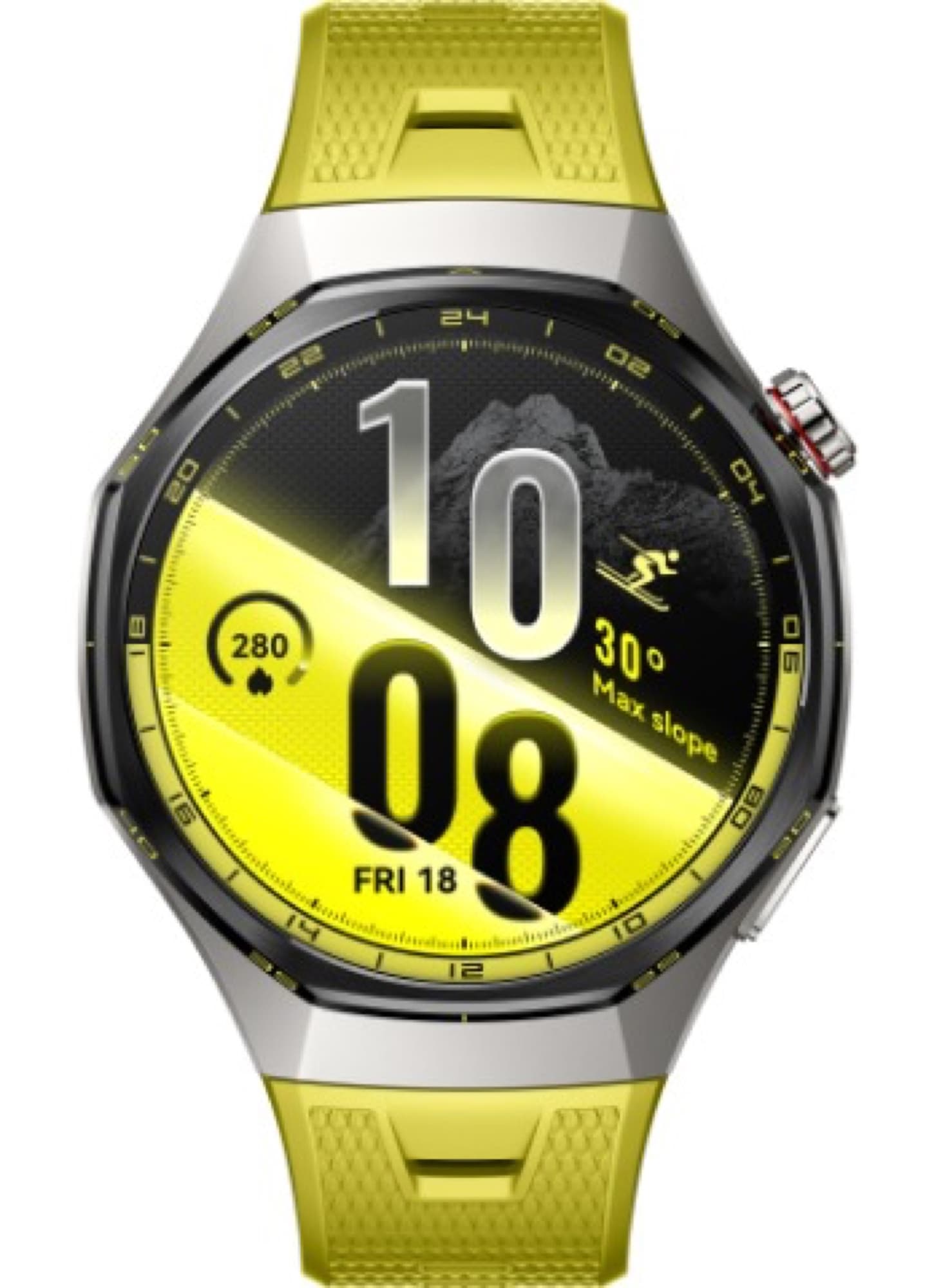 HUAWEI WATCH GT 7 Pro med gult armband