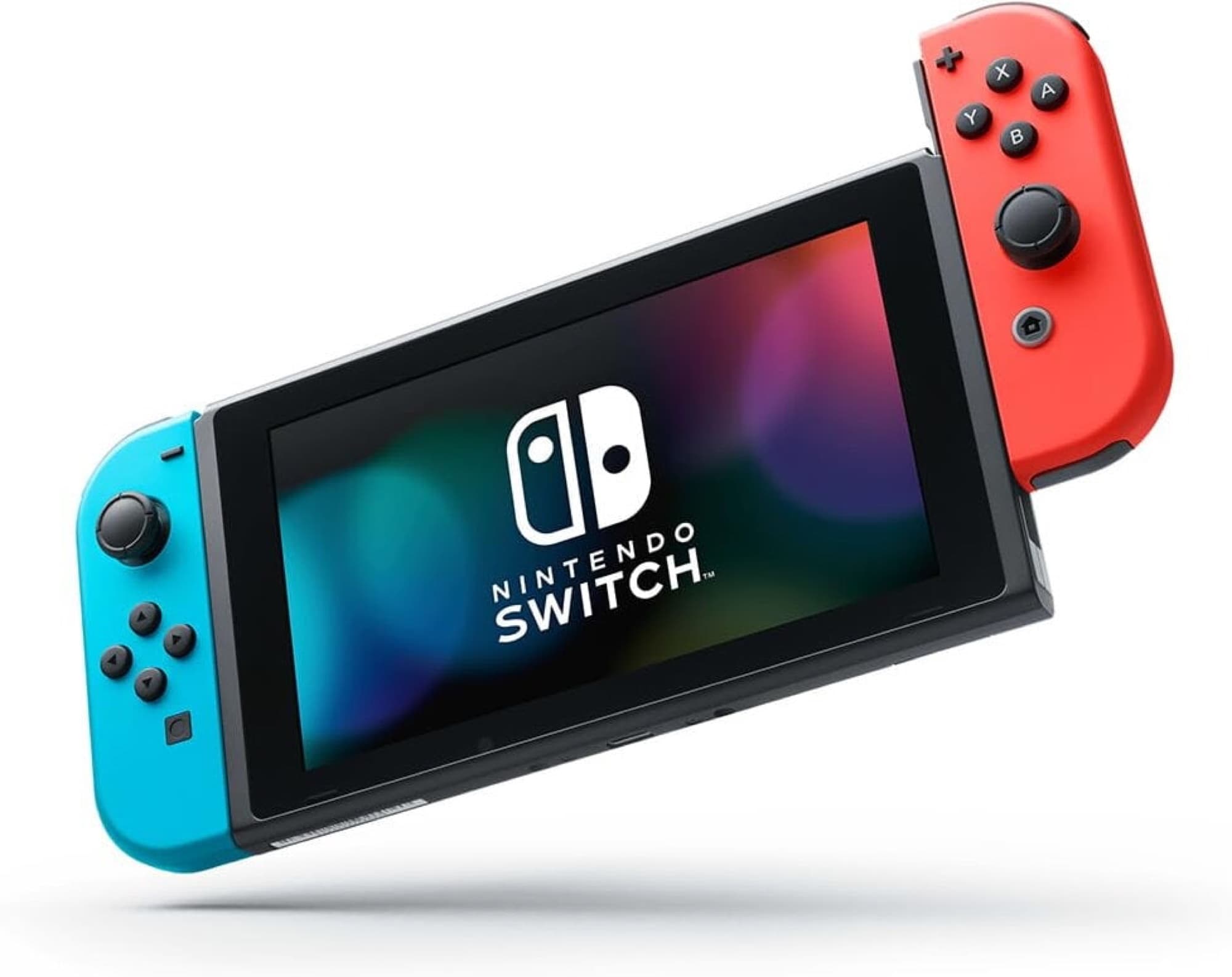 Nintendo Switch handhållen med Joy-Con
