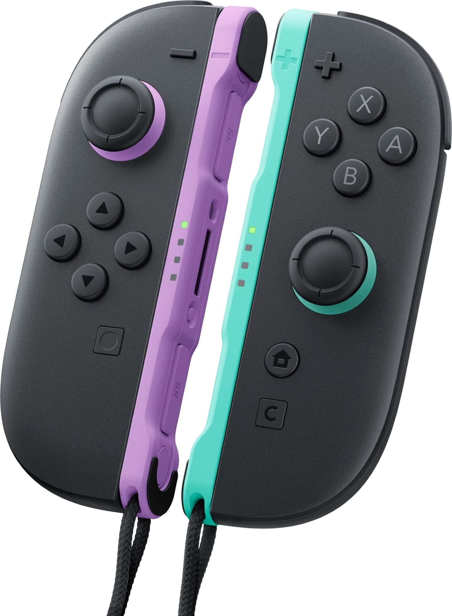 Joy-Con 2 ljuslila och ljusgrön