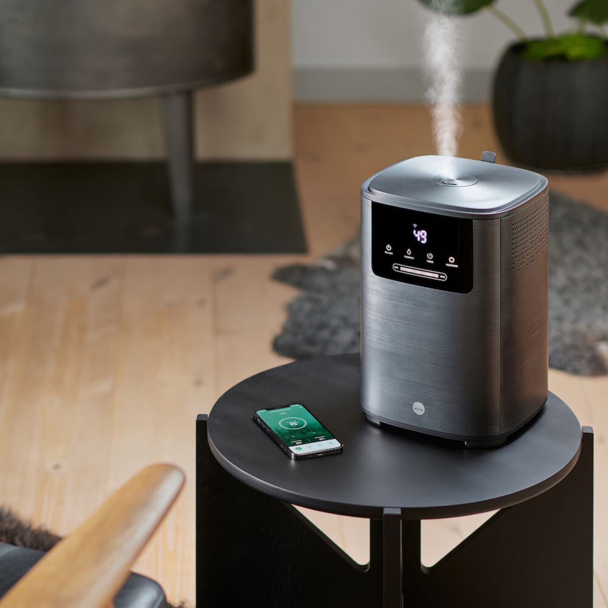 Haze på ett bord i vardagsrummet