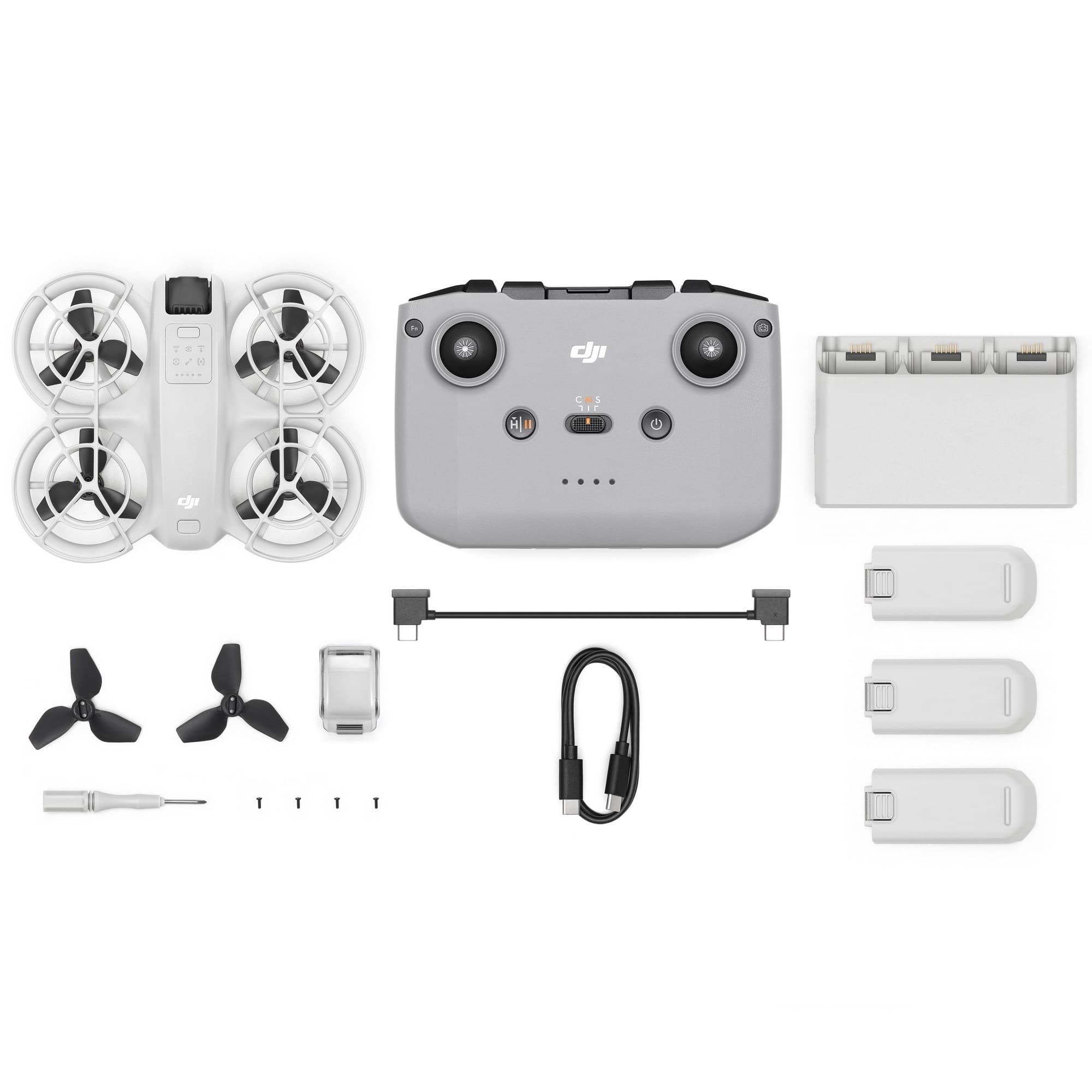 DJI Neo Fly More Combo med RC-N3, batterier och laddningshubb