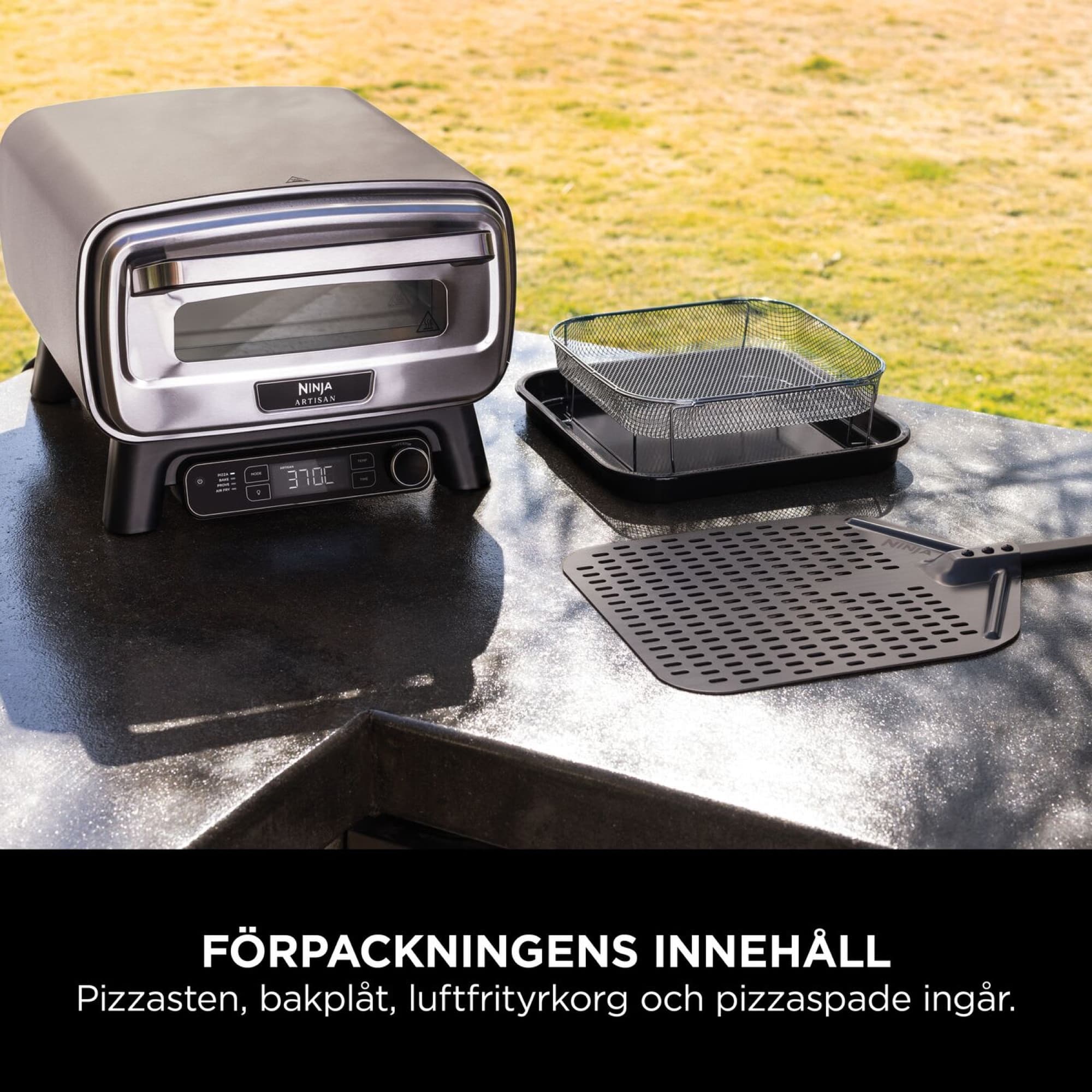 Pizzaugnen med allt som ingår