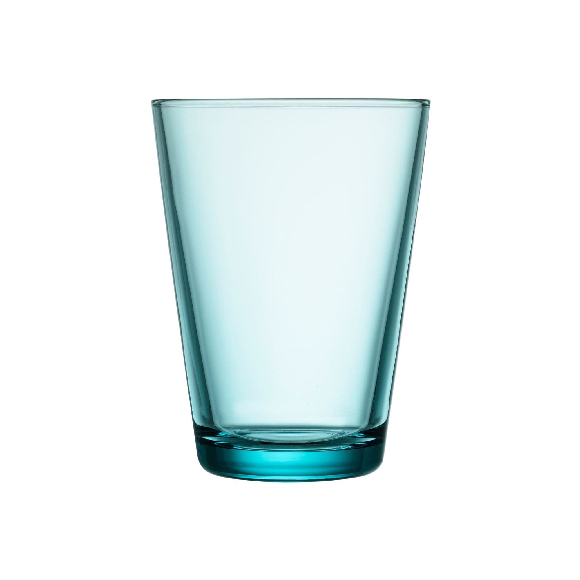 Iittala Kartio glas – 40 cl, 2-pack, Vattengrön