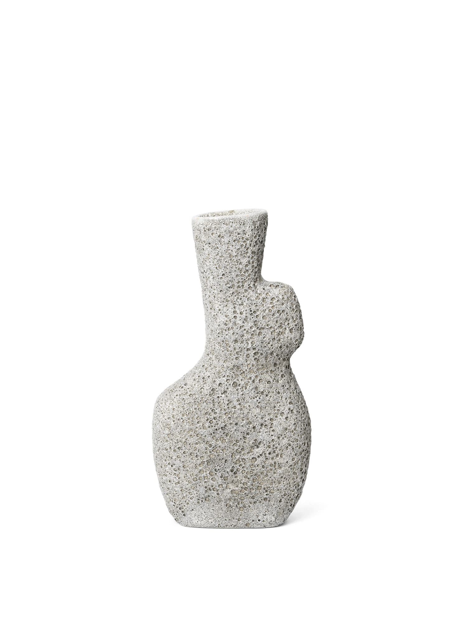 Ferm Living Yara vas – H 35,5 cm, Grey Pumice