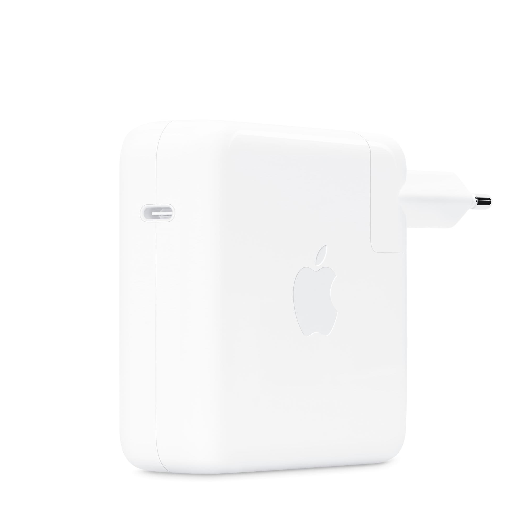 96 W-adaptern från sidan med usb-c-porten