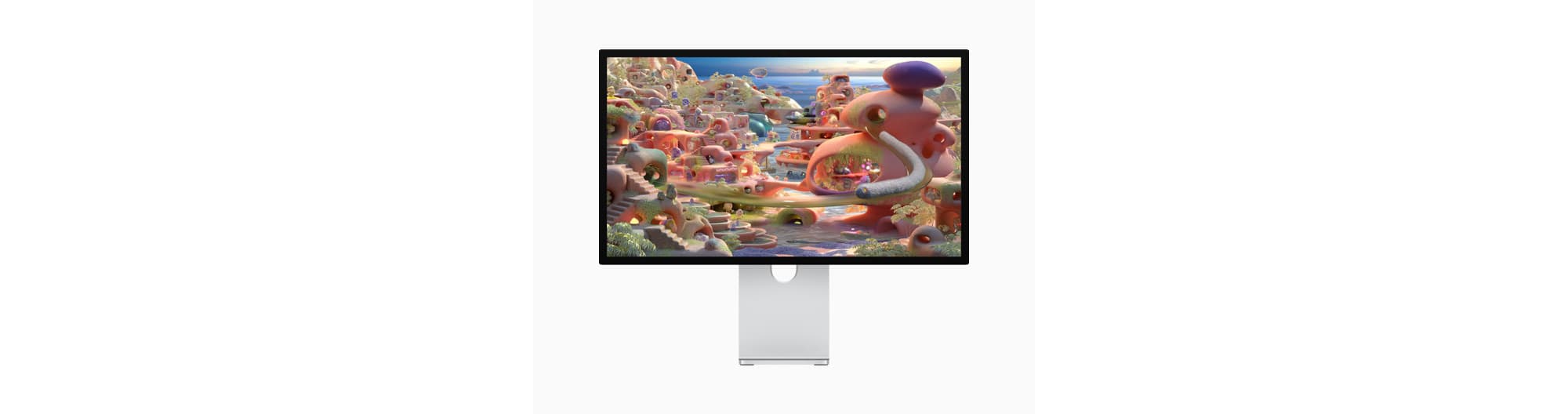 Färgstark bild på Studio Display XDR