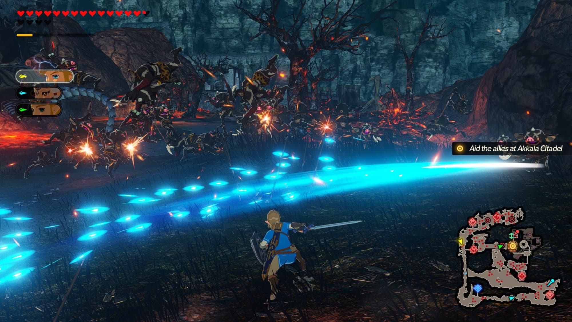 Skärmbild från Hyrule Warriors: Age of Calamity – Definitive Edition