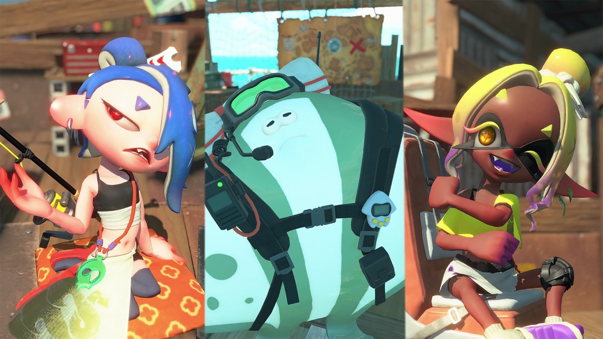 Skärmbild från Splatoon Raiders