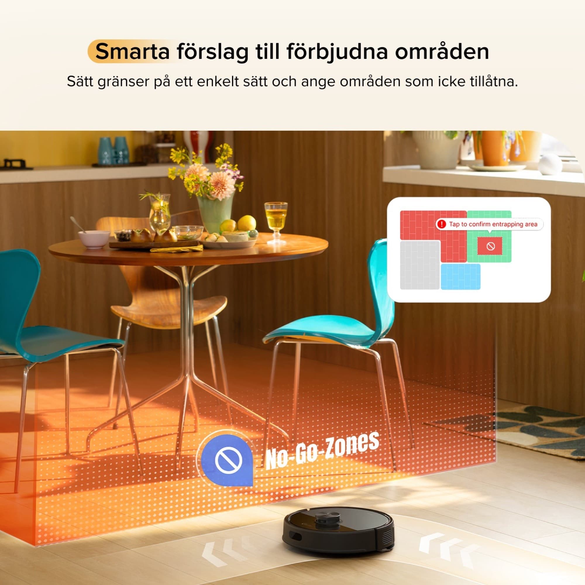 Förbjudna zoner runt matbordet