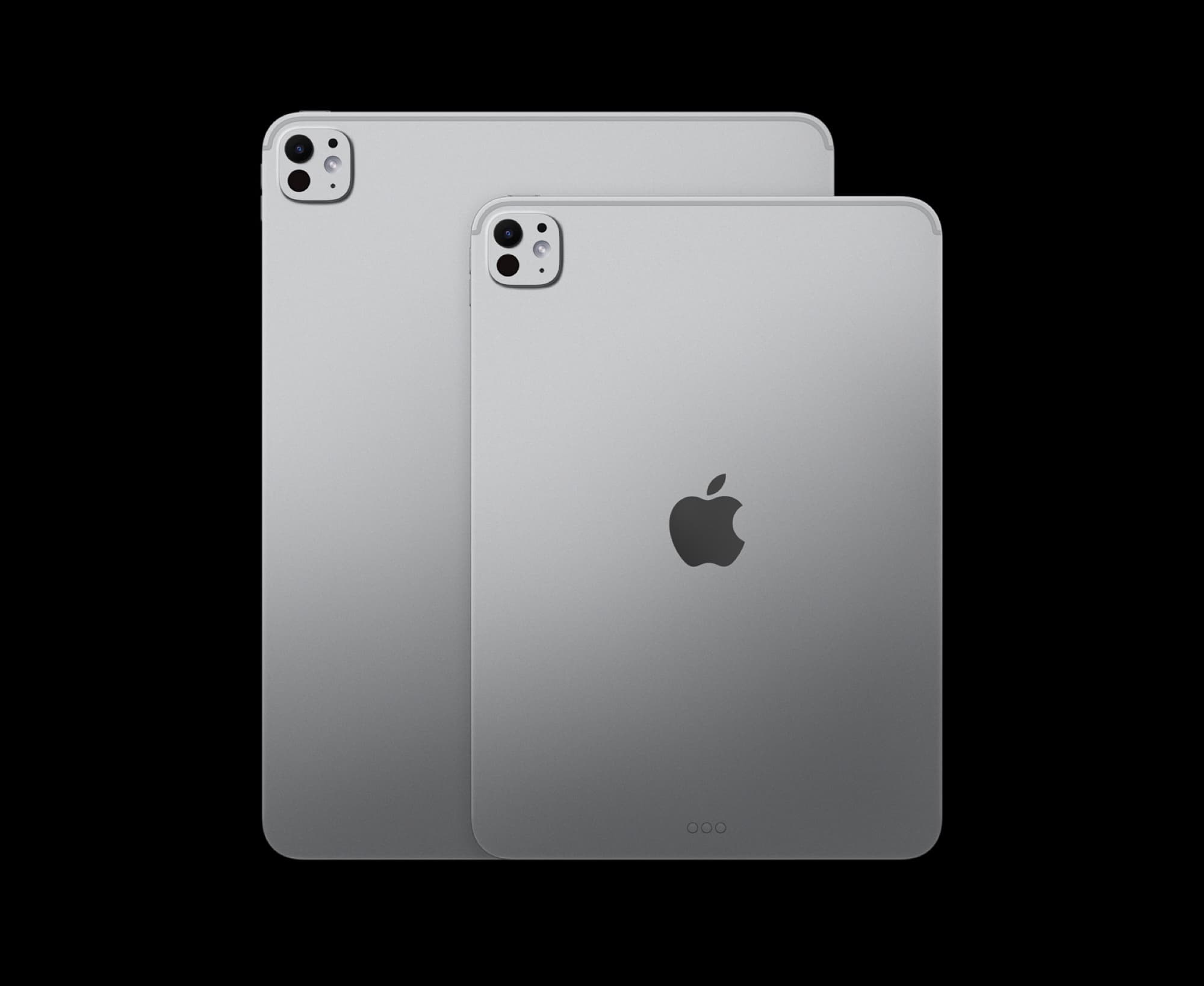 iPad Pro i silver sedd från sidan