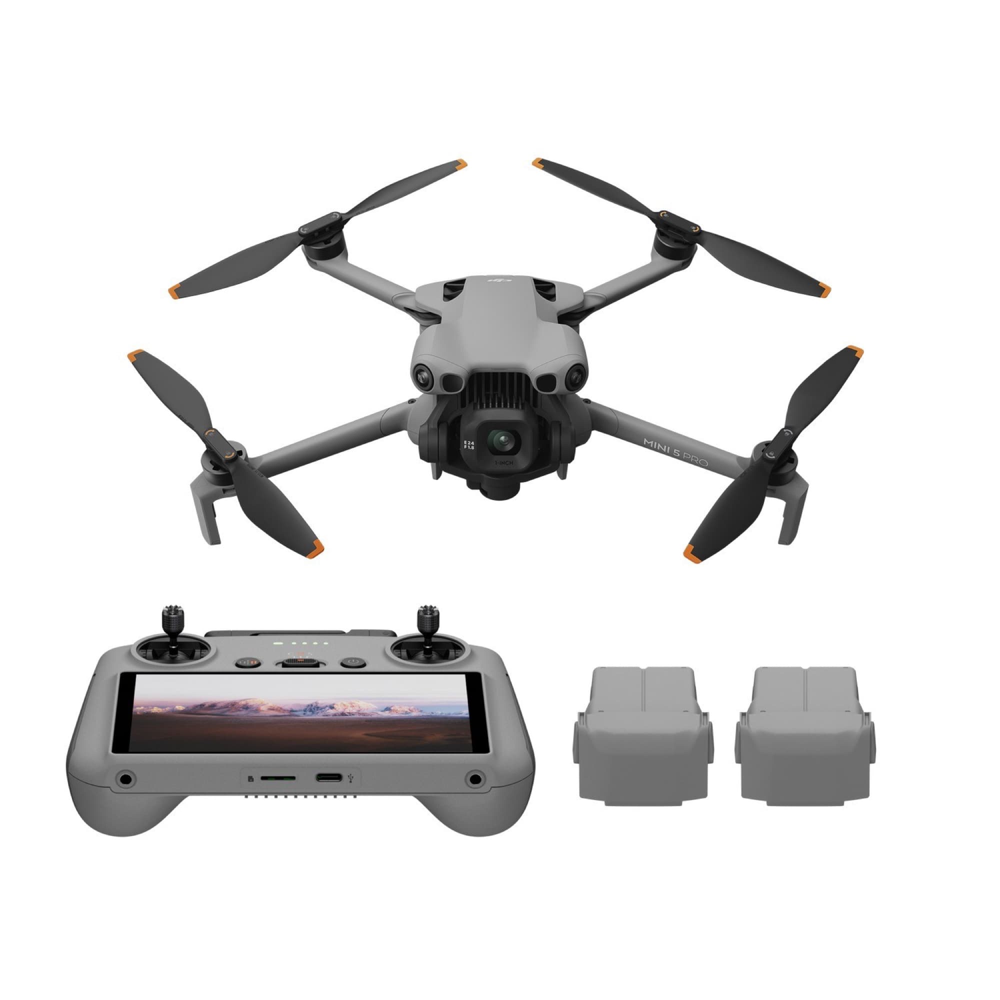 DJI Mini 5 Pro med DJI RC 2 och extra batterier