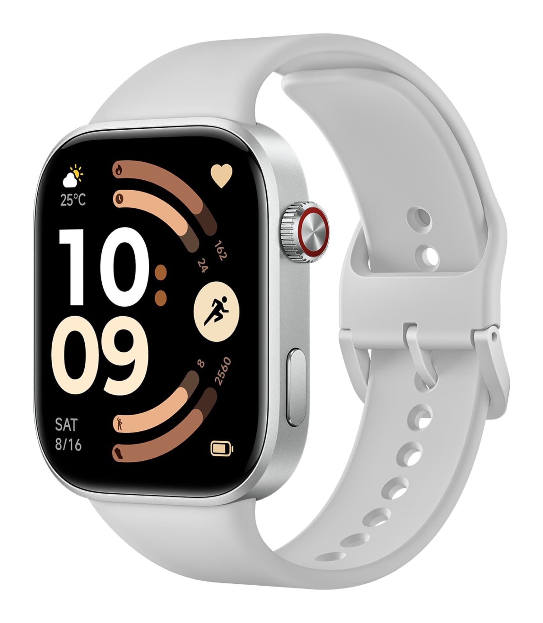 REDMI Watch 6 i Silver Gray med vitt armband