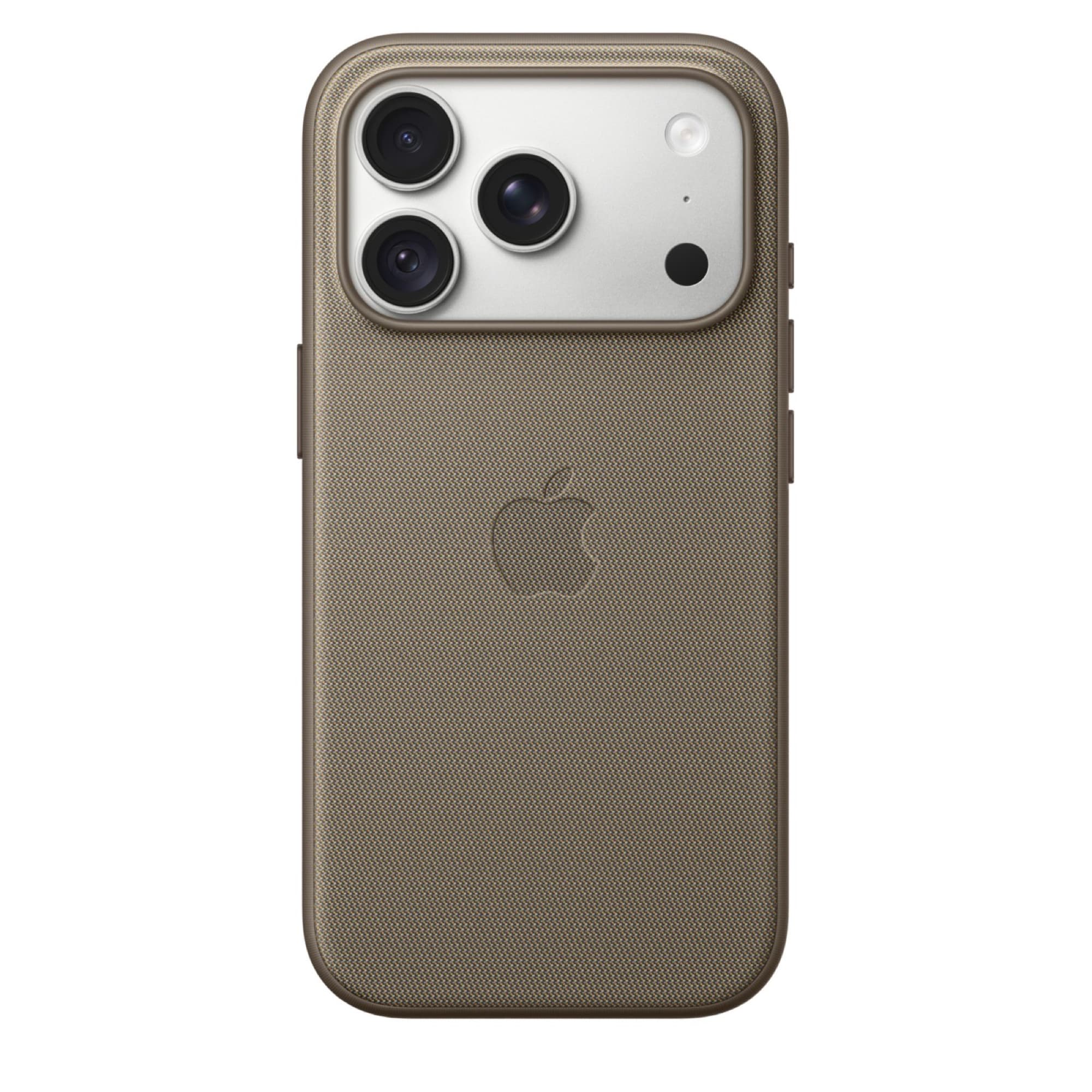 TechWoven-skal – iPhone 18 Pro i mullvadsbrun