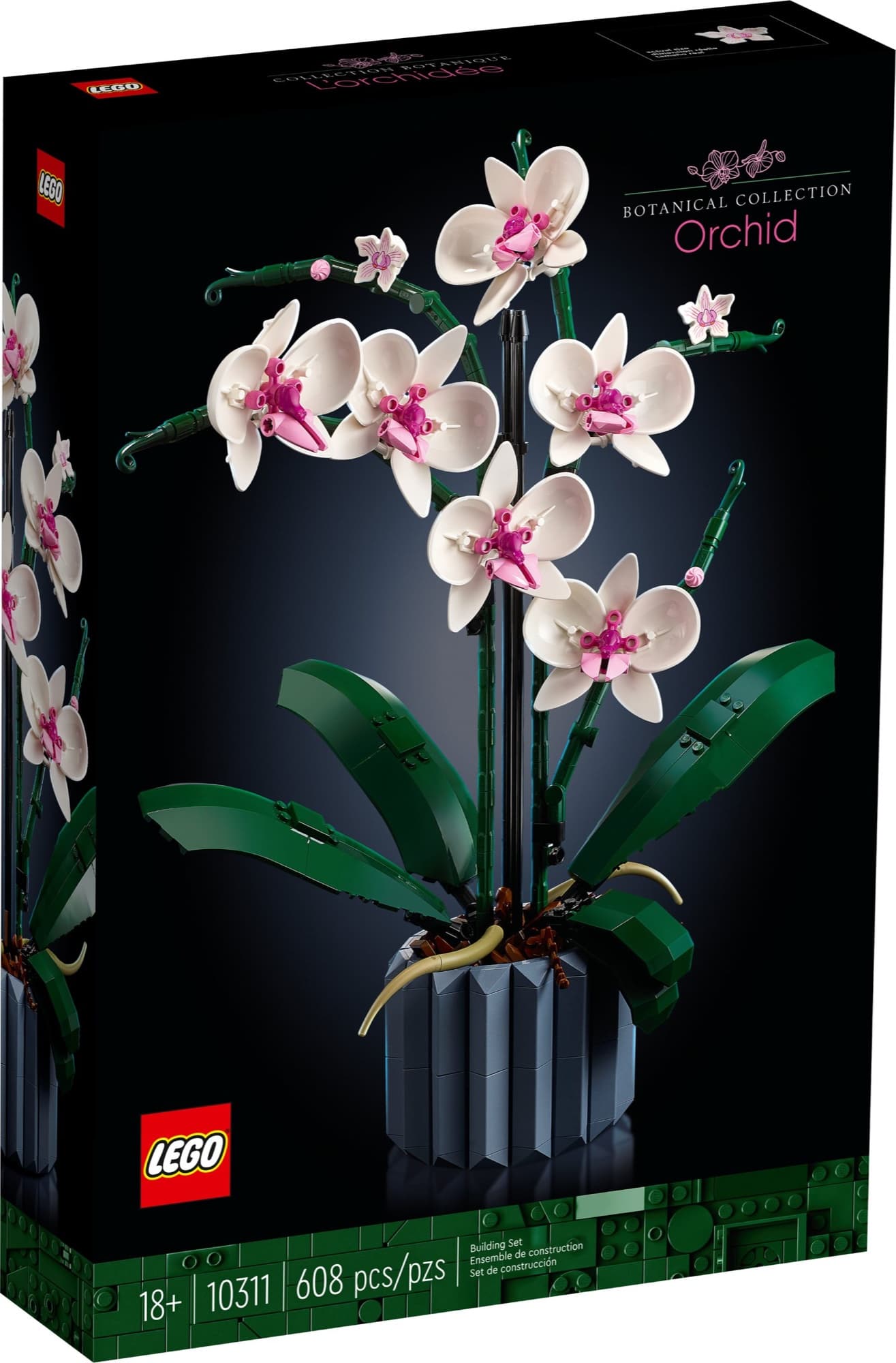 LEGO orchid – detail 1