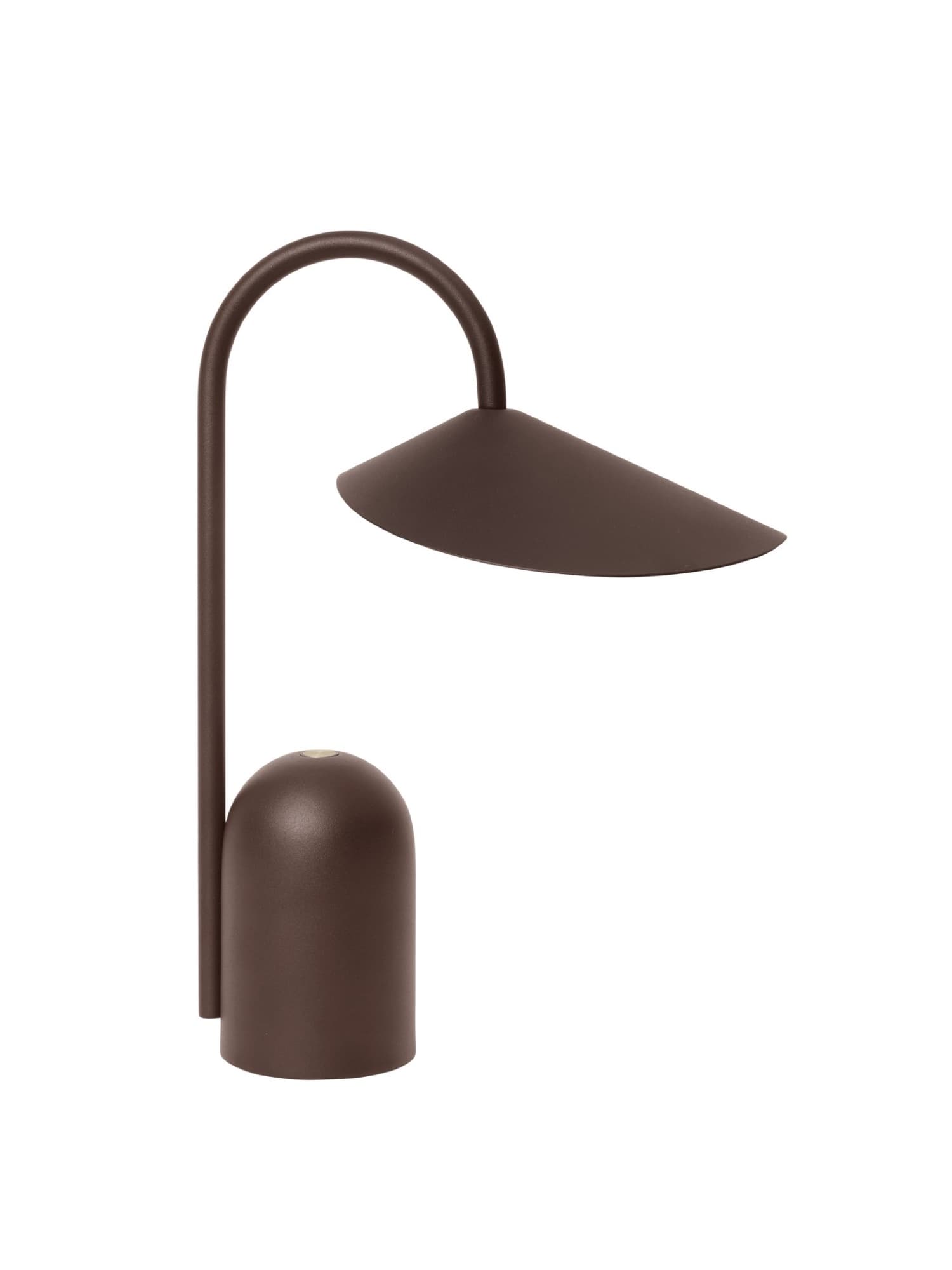 Ferm Living Arum portabel lampa – Dark Chocolate