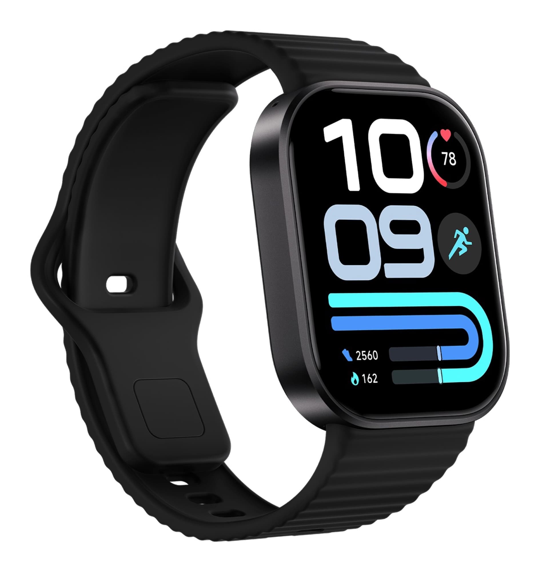Svart REDMI Watch 6 Lite med armbandet