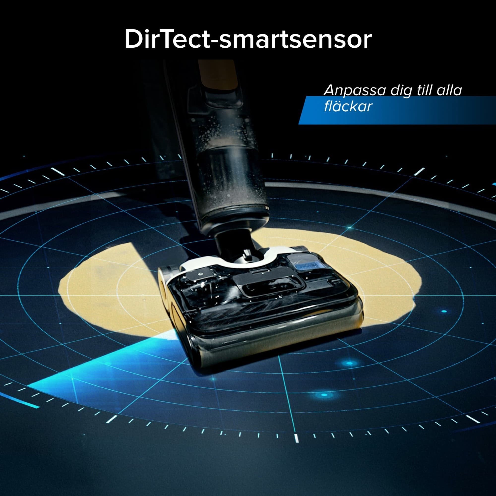 Smutssensorn anpassar rengöringen