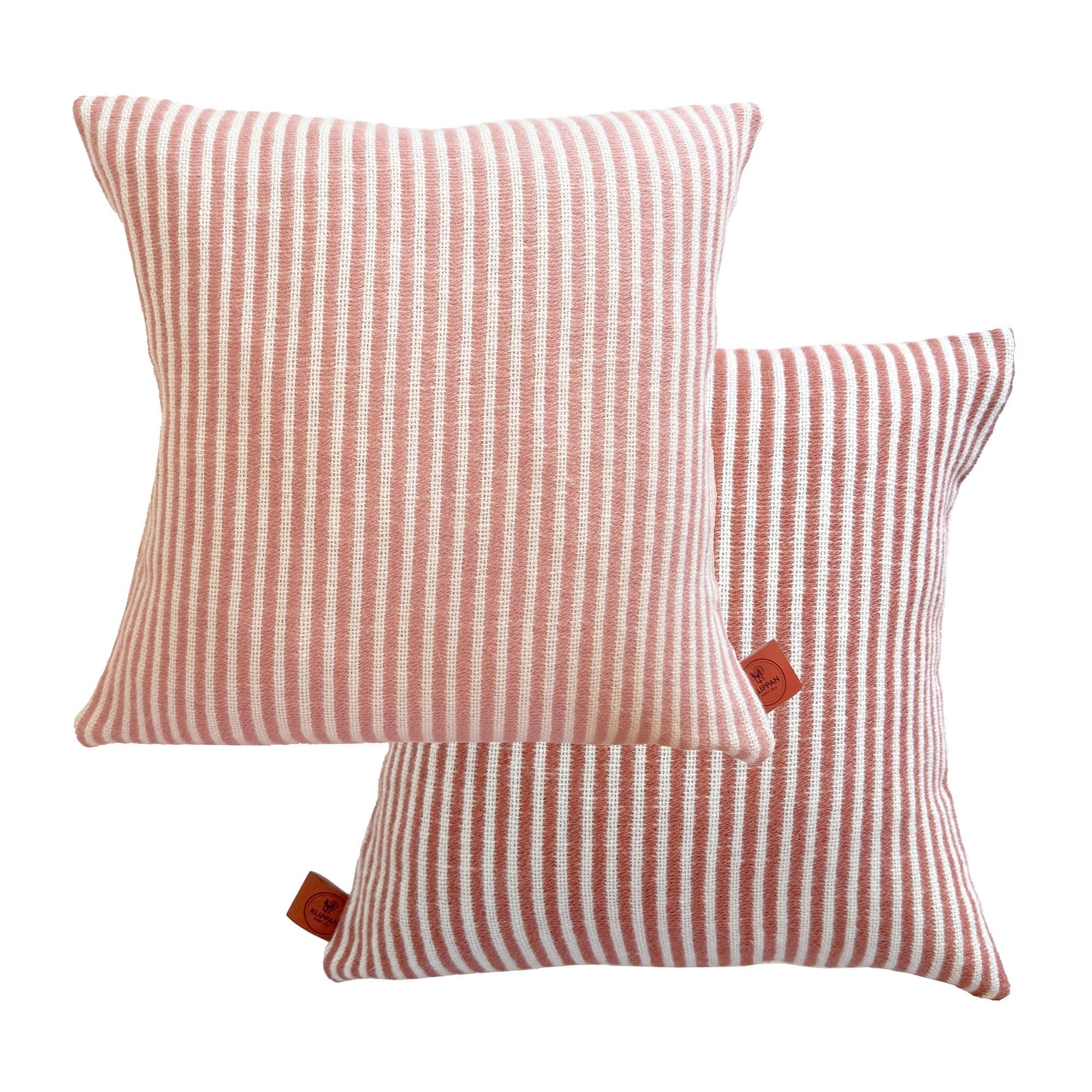 Rib kuddfodral 45 × 45 cm i färgen Pink