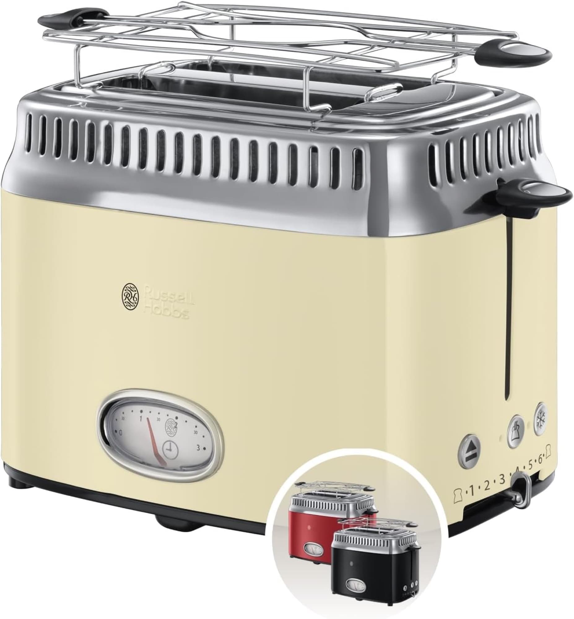 Retro toaster in cream