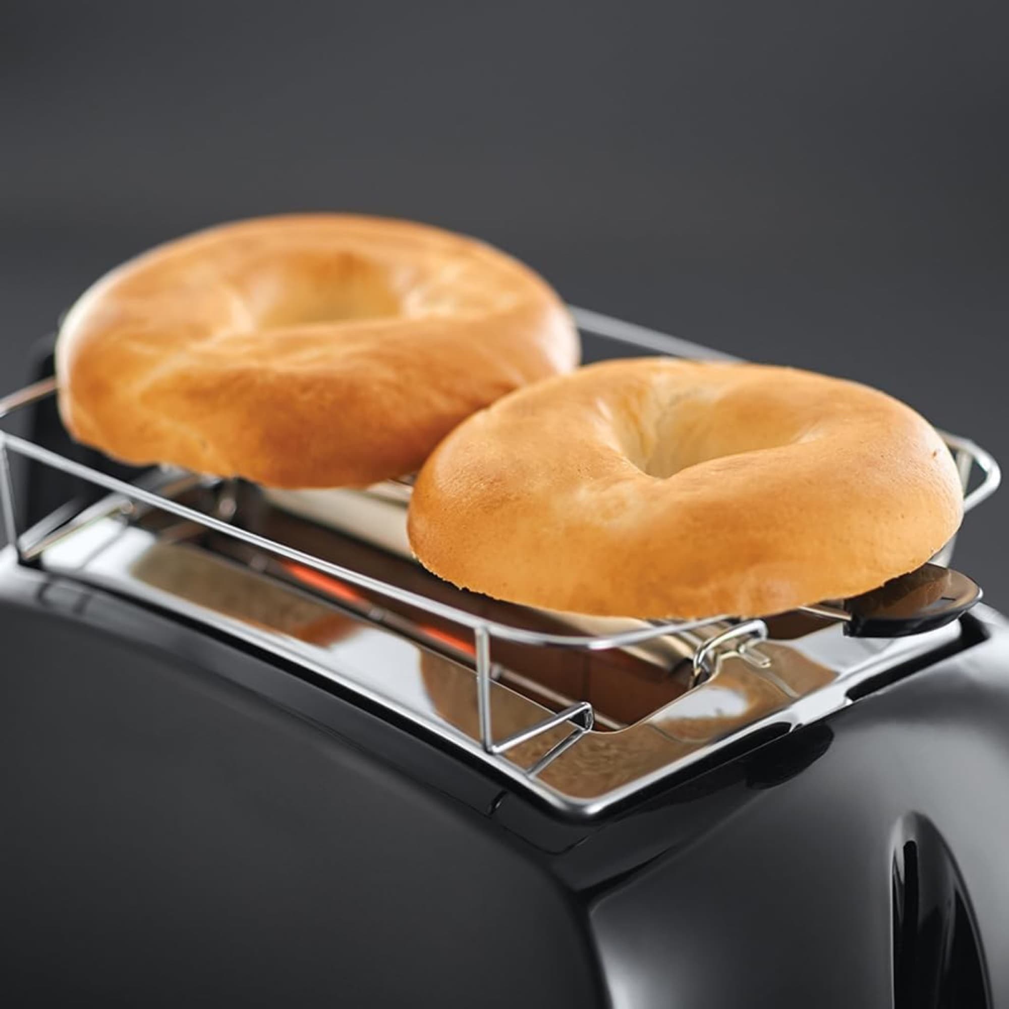 Bagels på uppvärmningsgallret