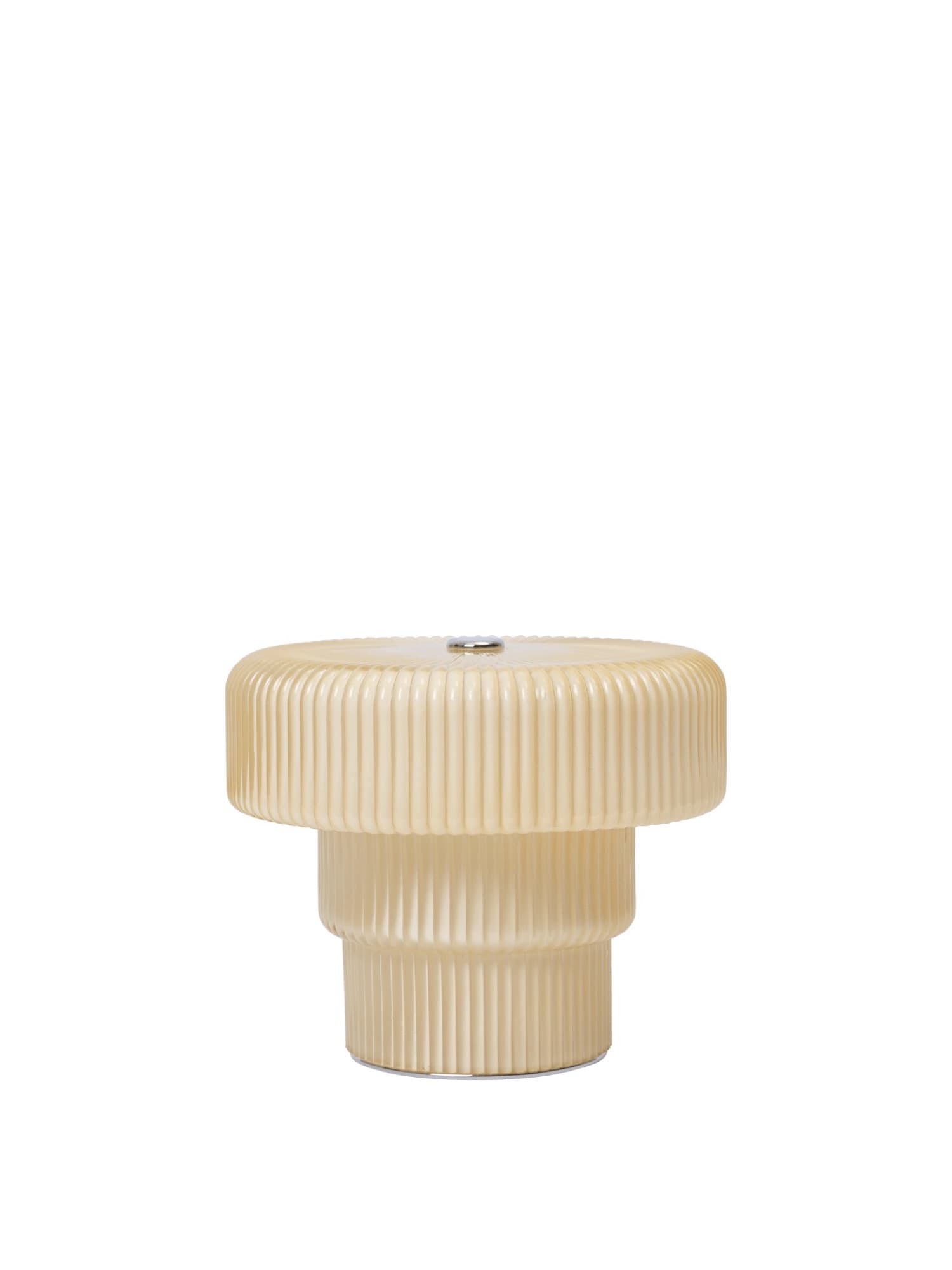 Ferm Living Ripple portabel lampa – H 10,2 cm, Oat