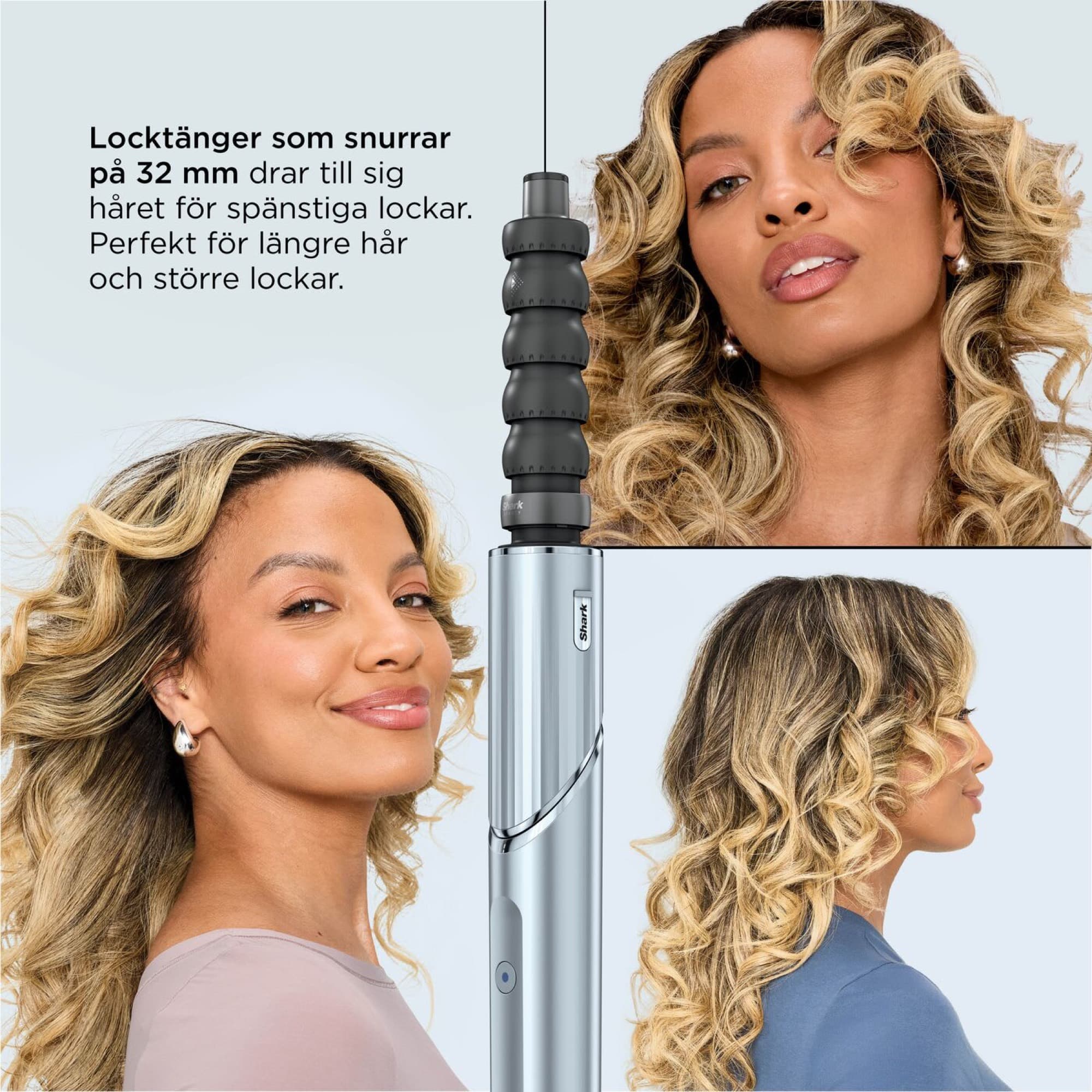 Locktången 32 mm ger större lockar