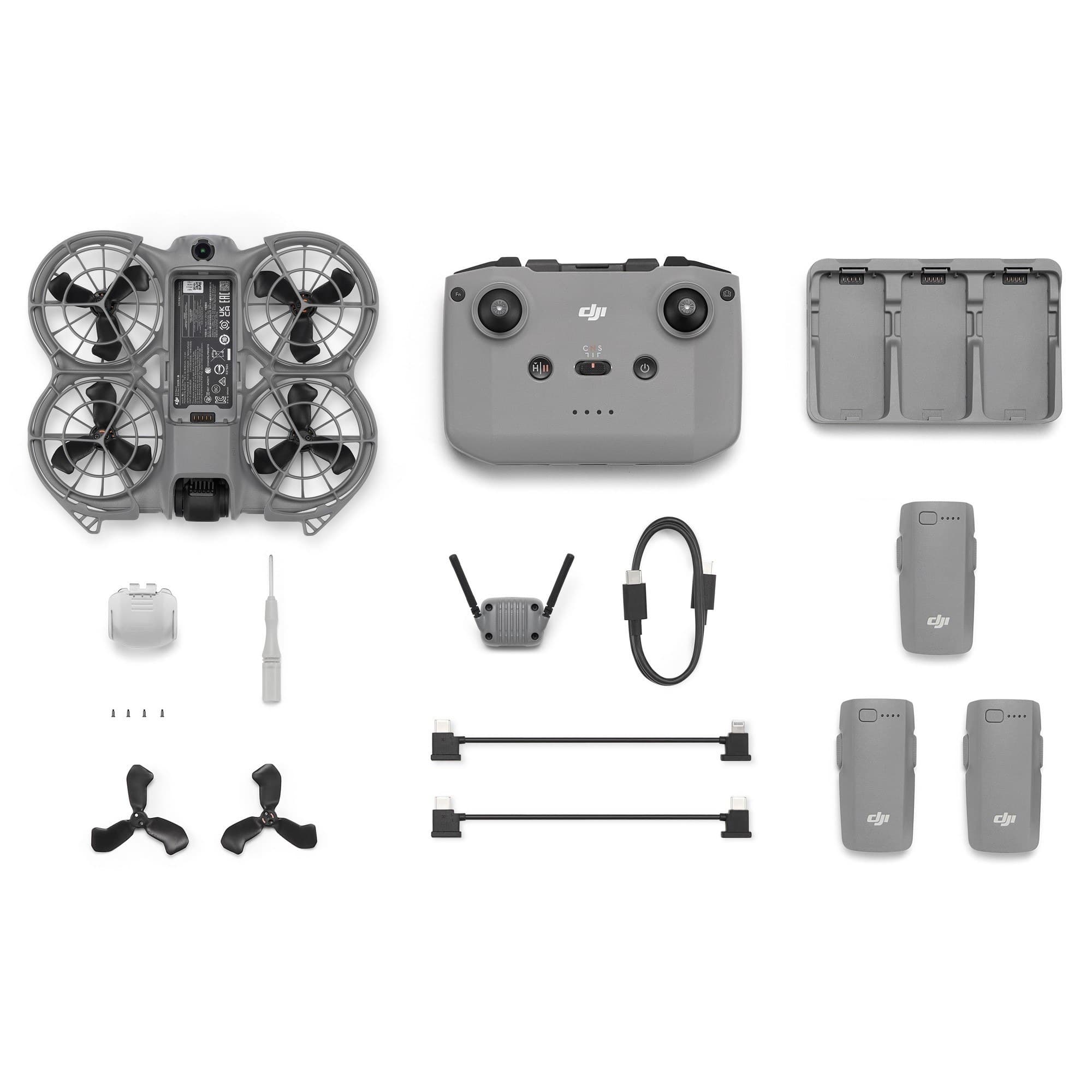 Innehållet i Fly More Combo med RC-N3
