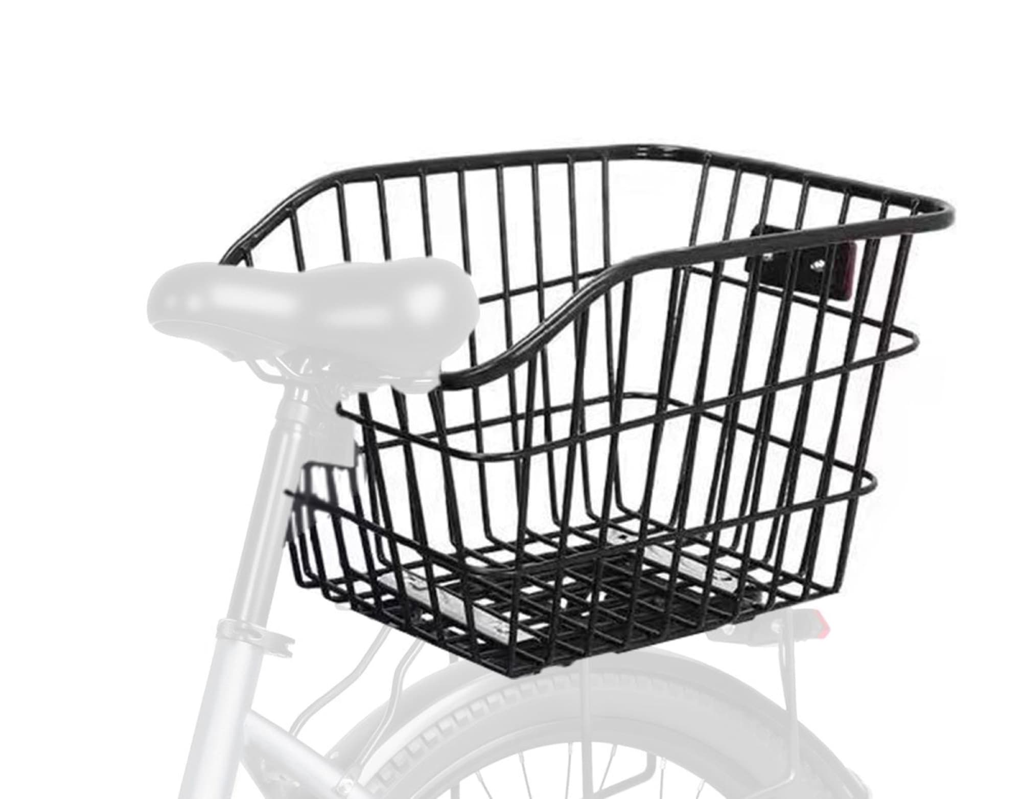 Eskute bakkorg på pakethållaren