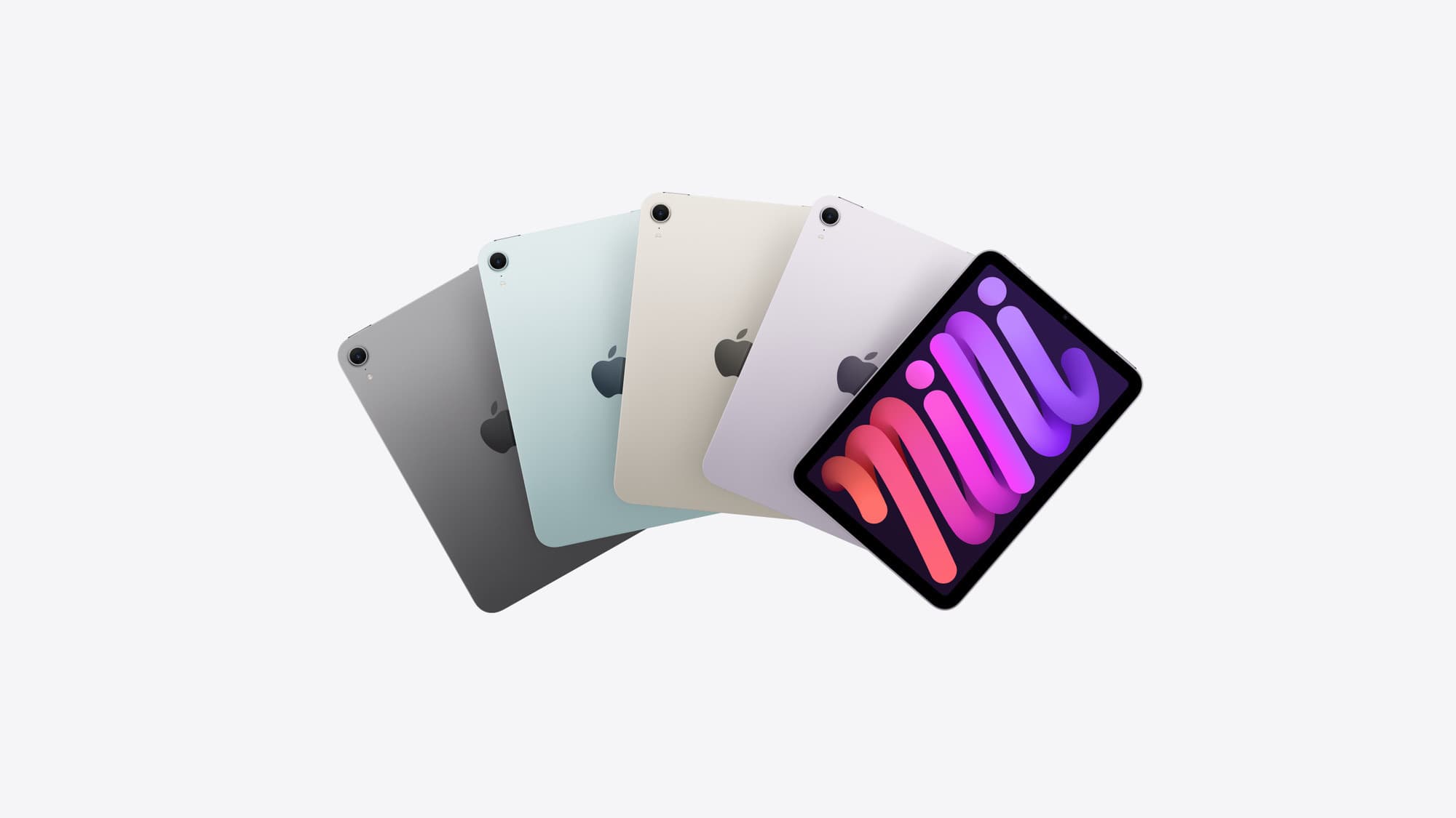 iPad mini in four colours
