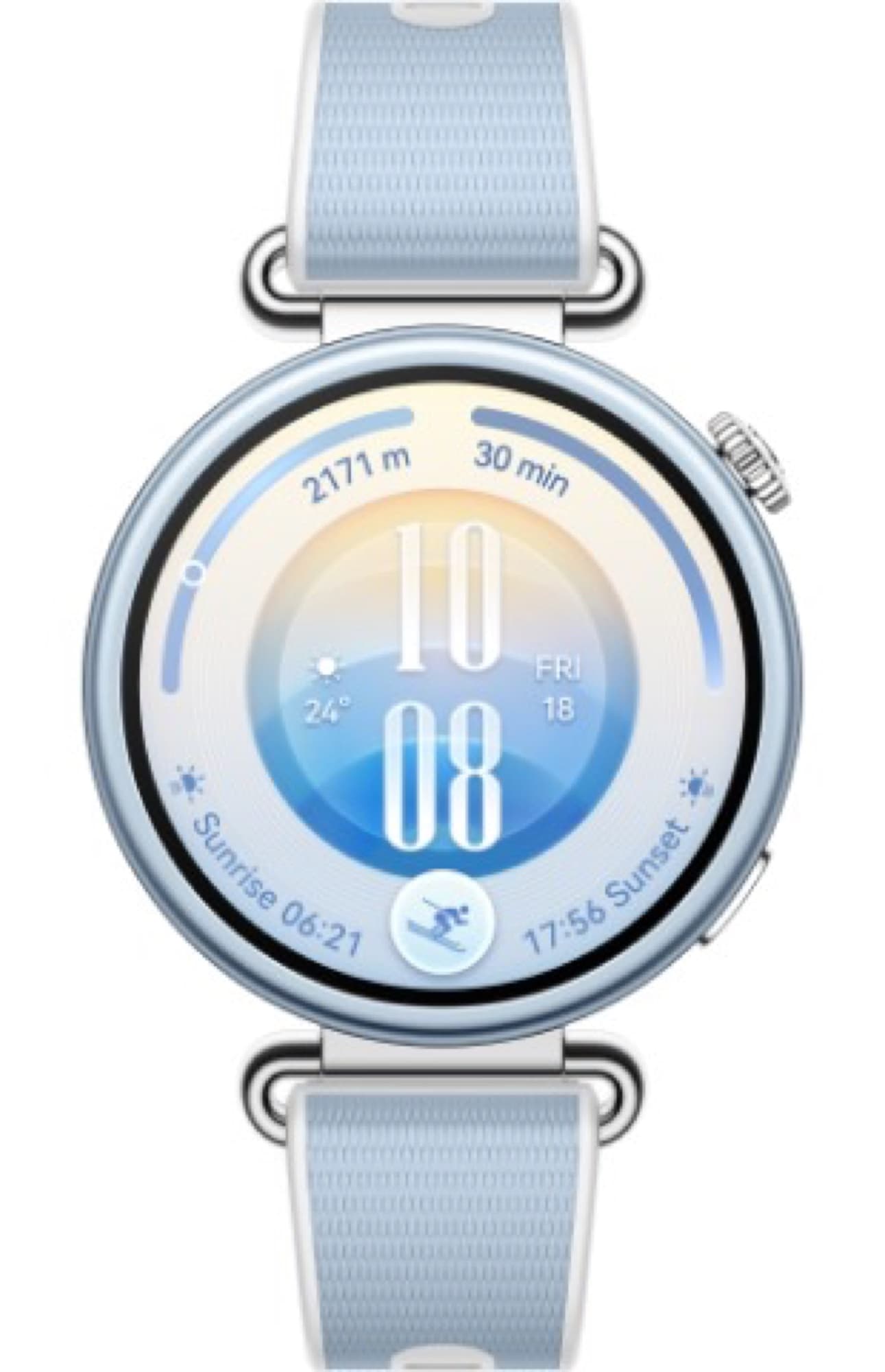 HUAWEI WATCH GT 7 41 mm med ljusblått armband