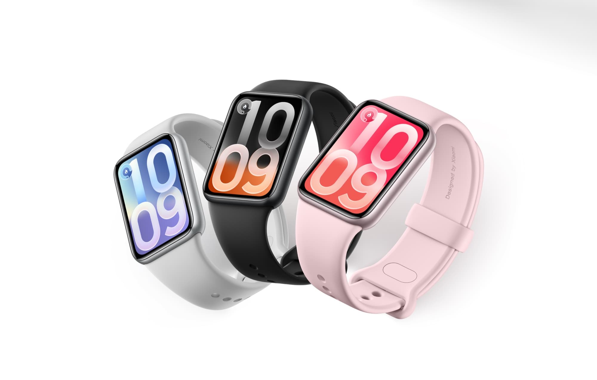 Smart Band 10 Pro i silver, svart och rosa