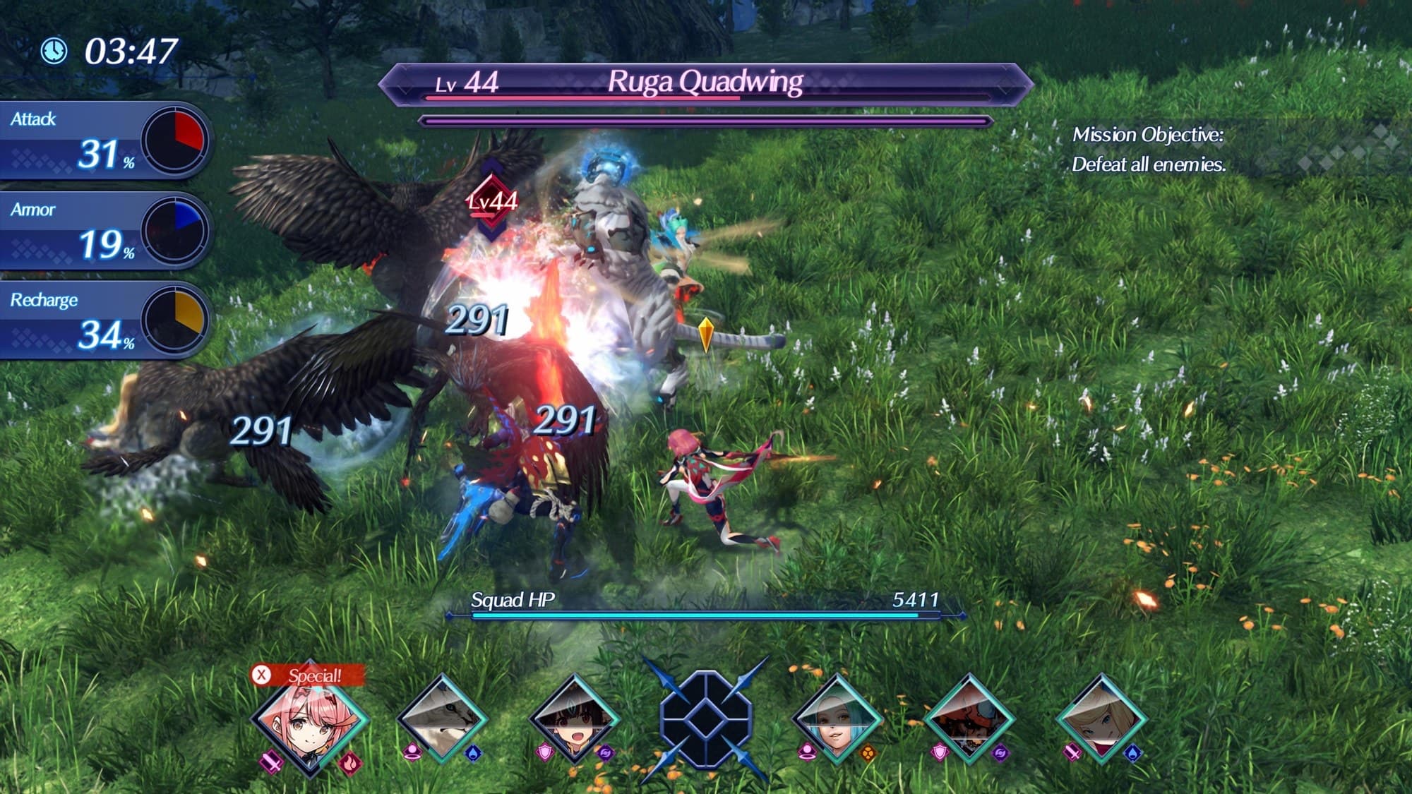 Skärmbild från Xenoblade Chronicles 2 – Nintendo Switch 2 Edition