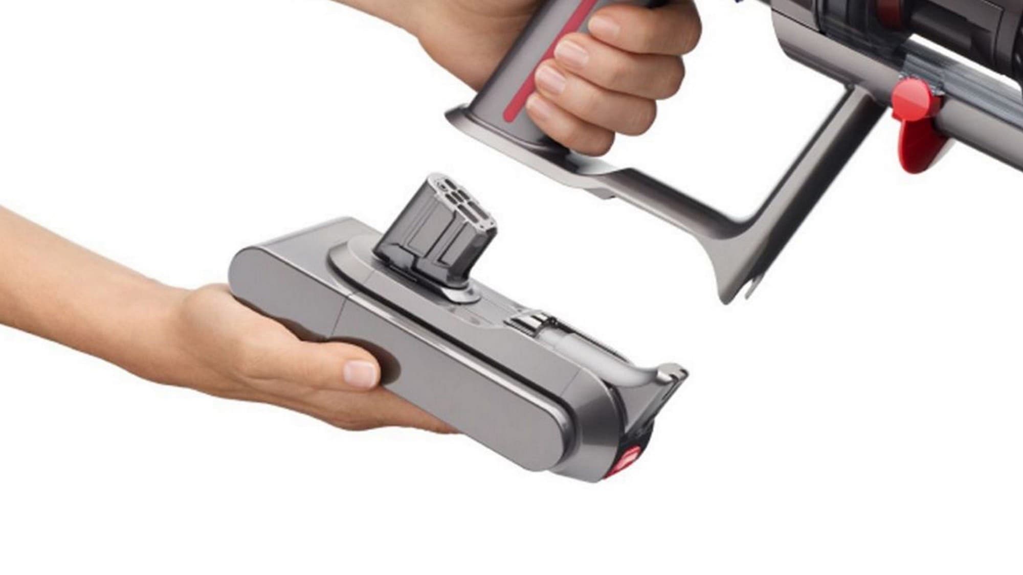 Click-in-batteriet byts