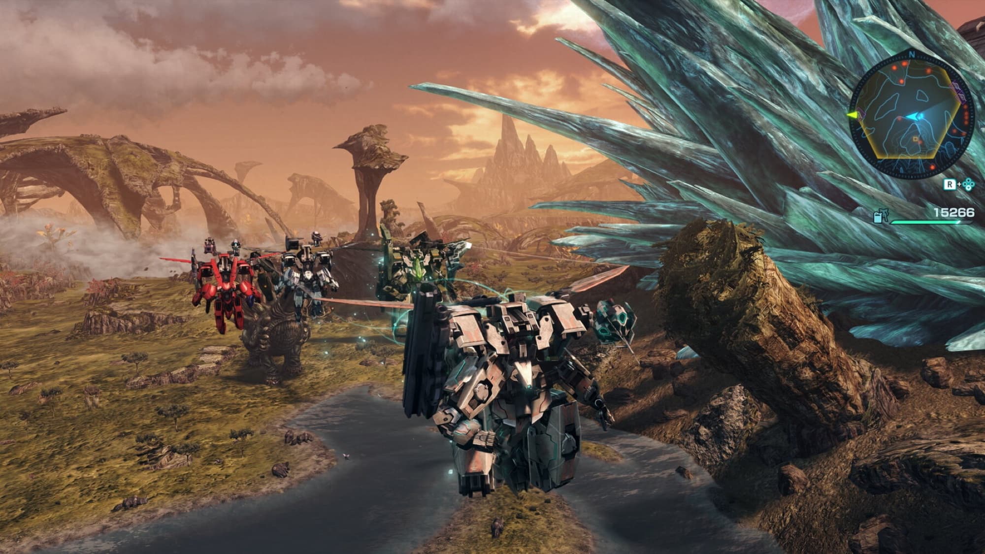 Skärmbild från Xenoblade Chronicles X: Definitive Edition – Nintendo Switch 2 Edition