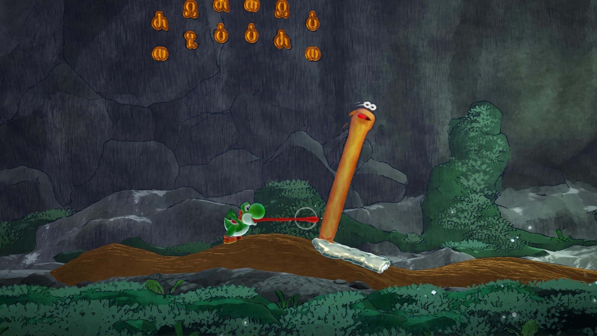 Skärmbild från Yoshi and the Mysterious Book