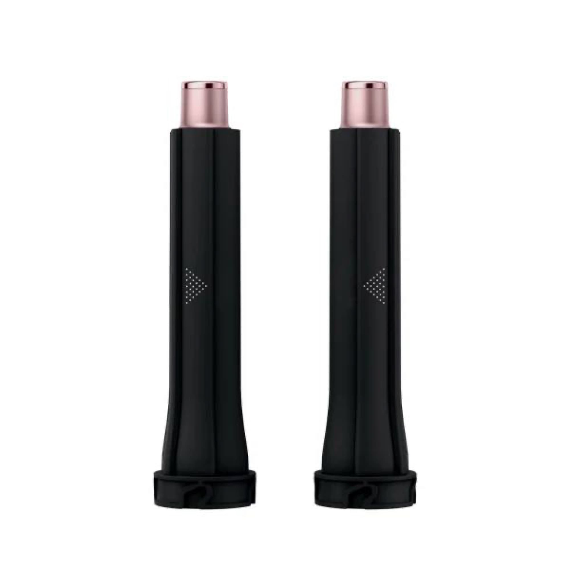 De smala locktängerna i svart/rosa