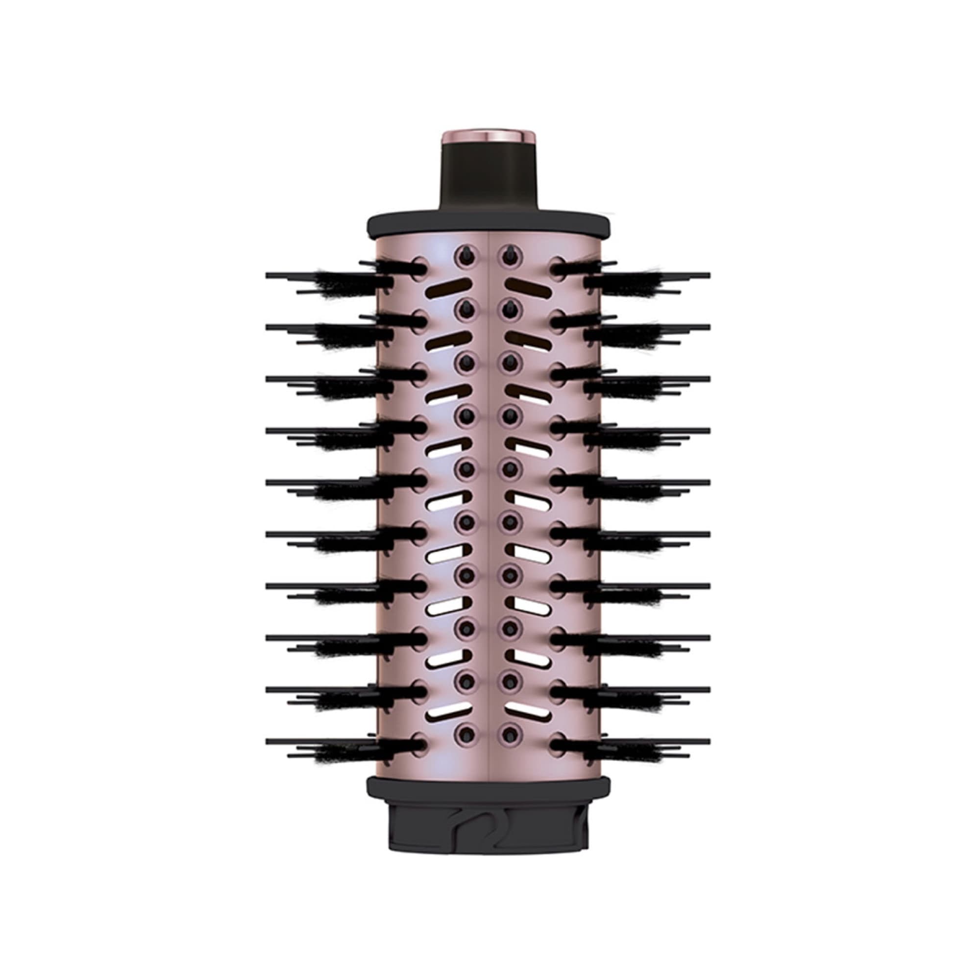 Den runda borsten i svart/rosa