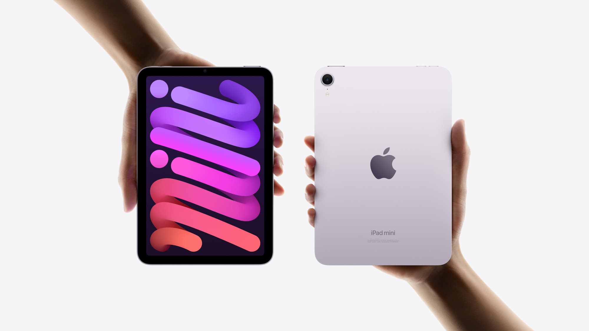iPad mini held in one hand
