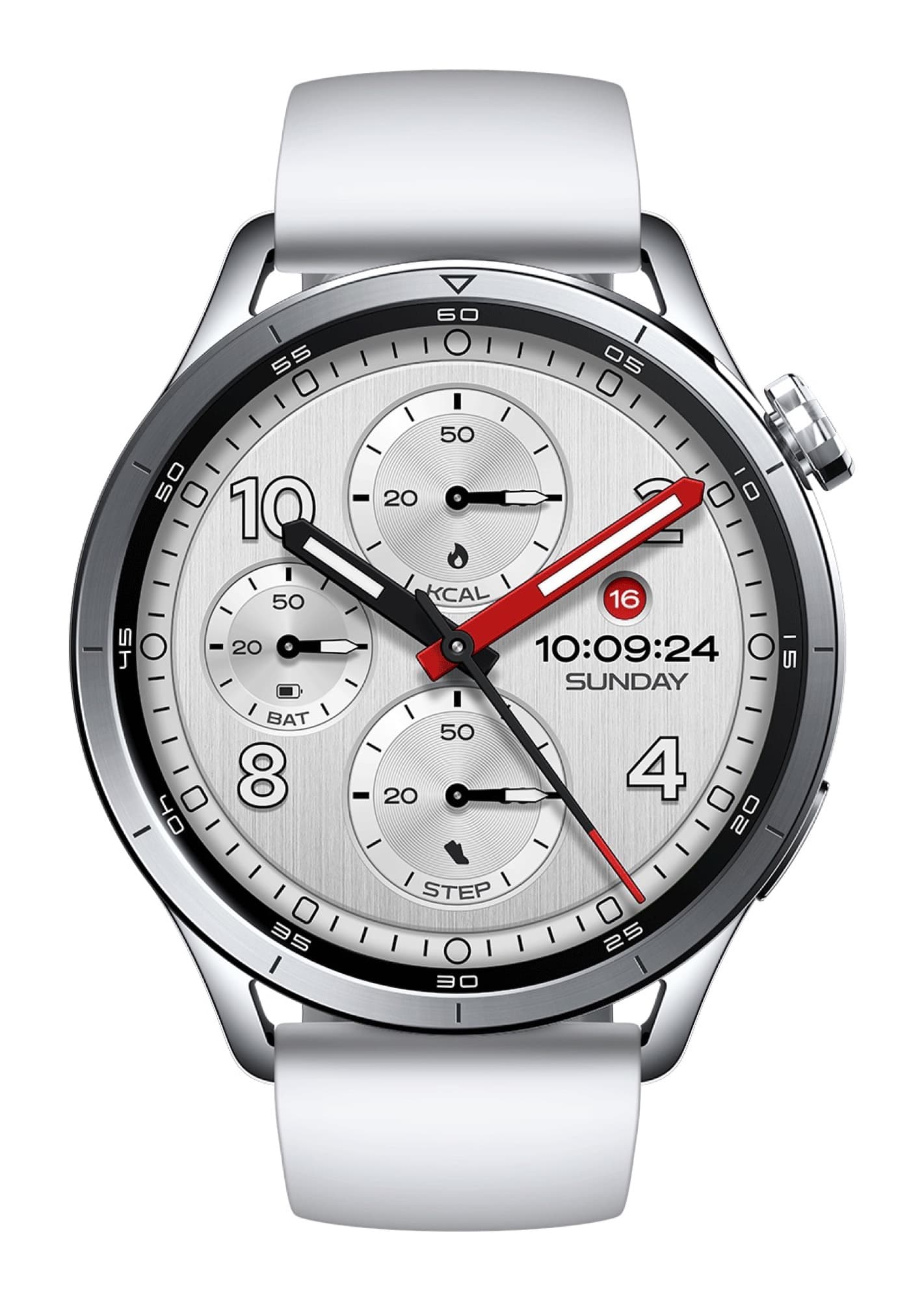 Xiaomi Watch S5 46 mm i Silver framifrån