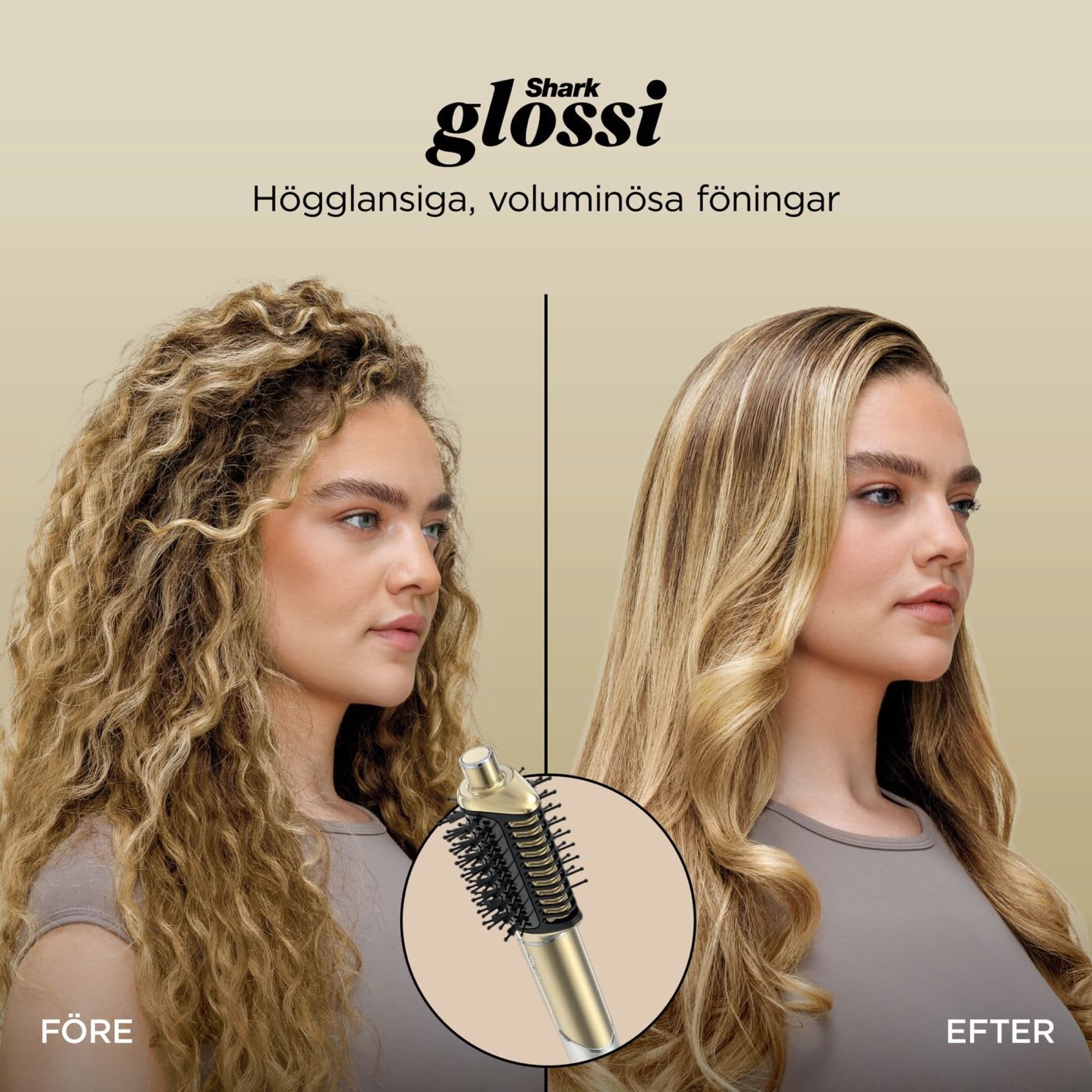 Glossi ger en fyllig föning